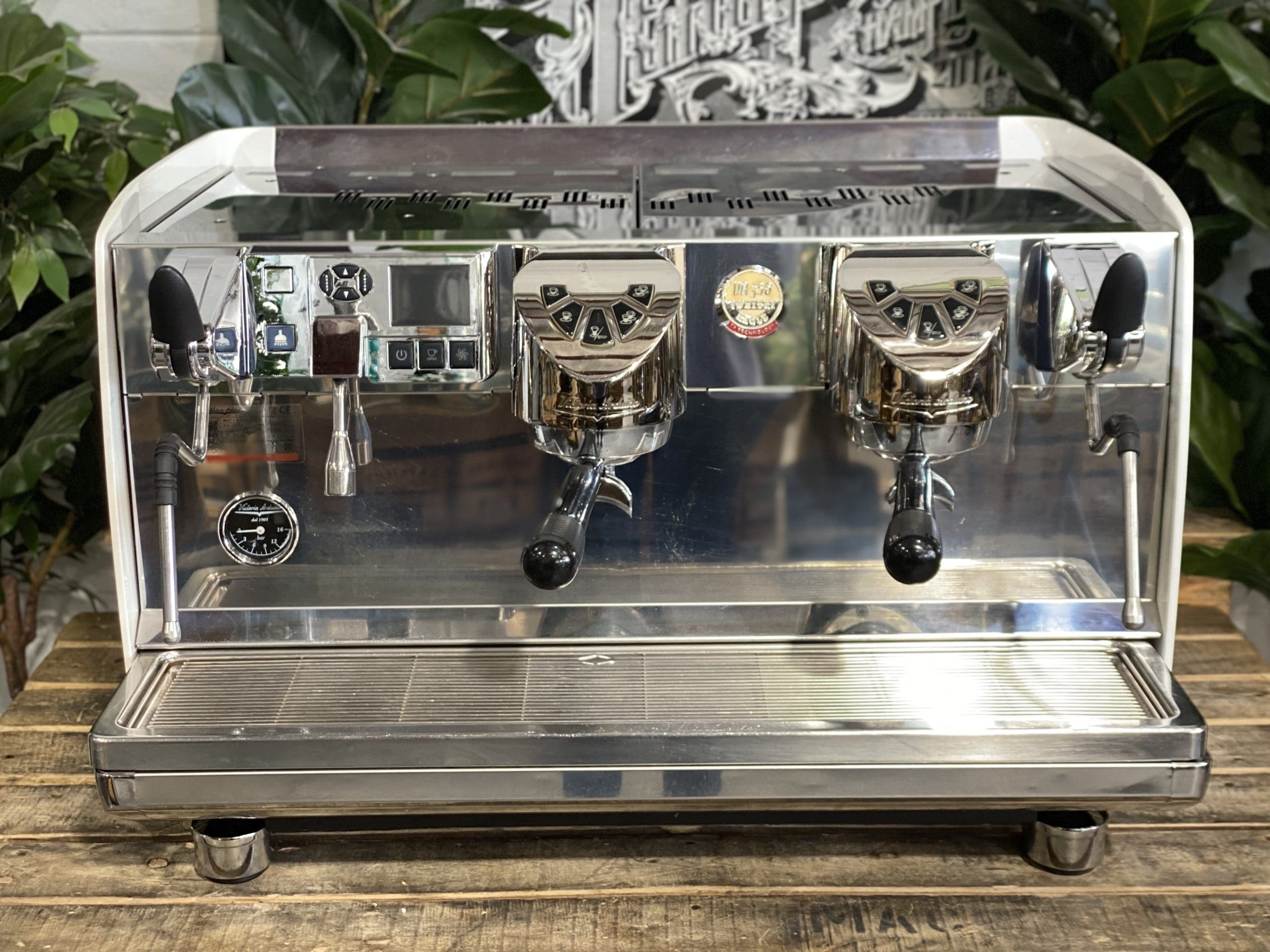 Victoria Arduino White Eagle 2 Group White & Stainless Espresso Coffee Machine - 34334