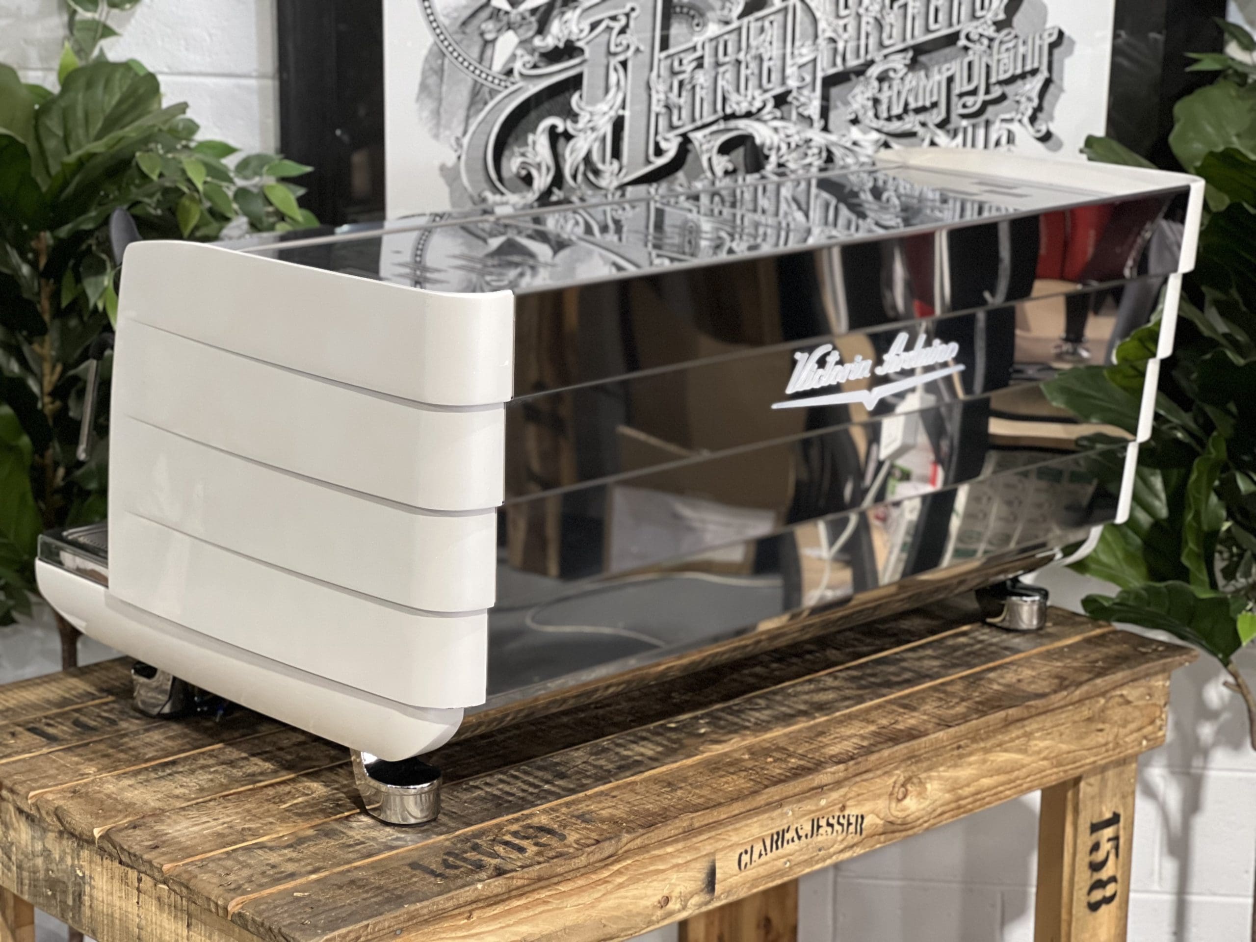 Victoria Arduino White Eagle Digit 3 Group White Espresso Coffee Machine - 36294