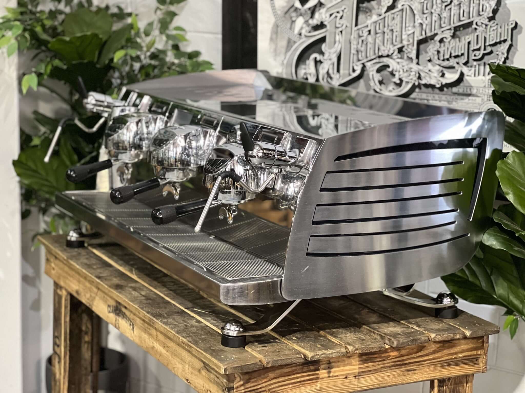 Victoria Arduino Black Eagle Volumetric - 3 Group Commercial Espresso Machine - Stainless