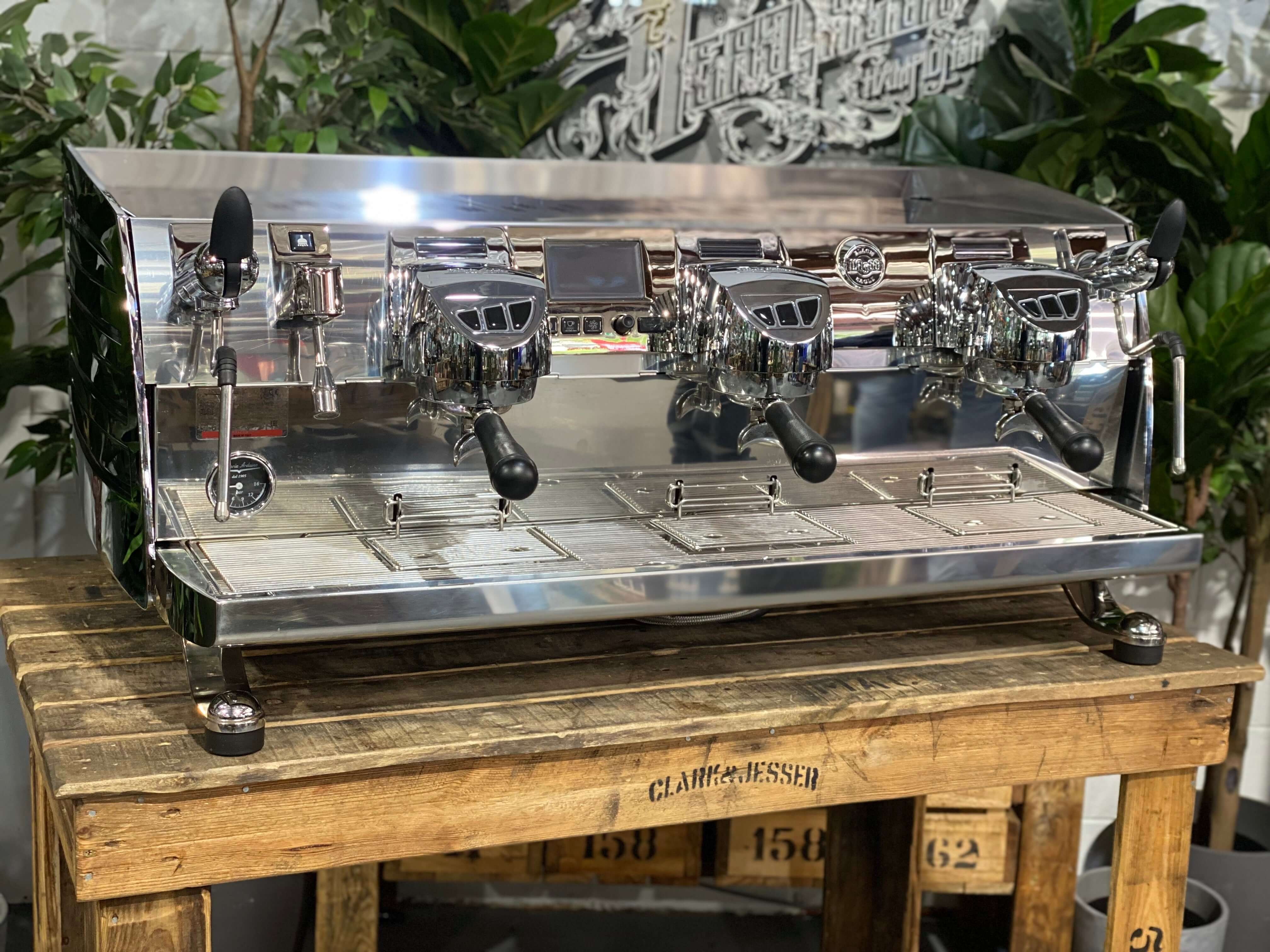 Victoria Arduino Black Eagle Gravimetric - 3 Group Commercial Espresso Machine - Stainless