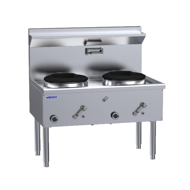 Luus Two Hole Compact Waterless Wok WZ-2C-LPG - LPG
