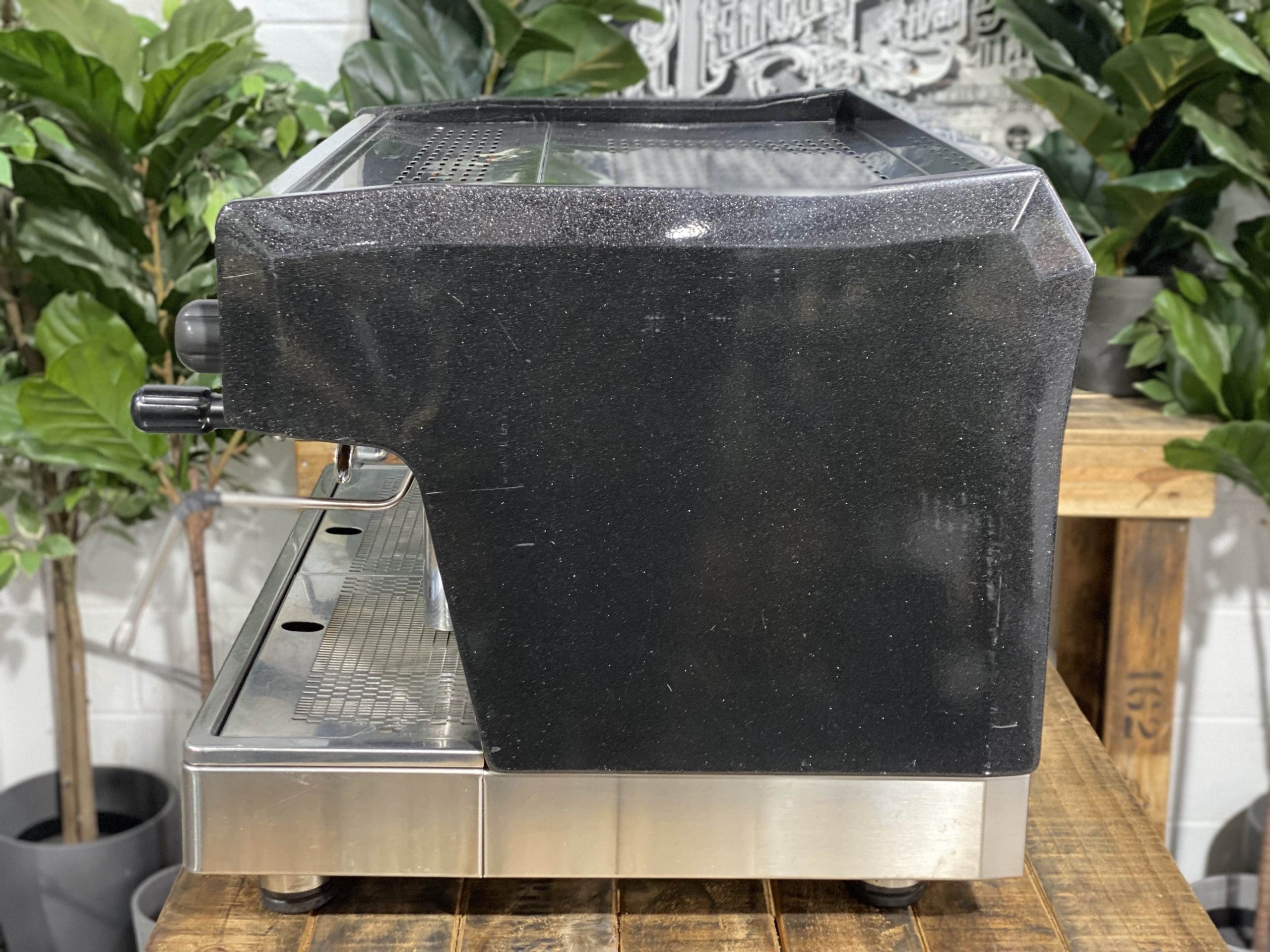 Wega Altair 2 Group Black & Stainless Espresso Coffee Machine - 34075