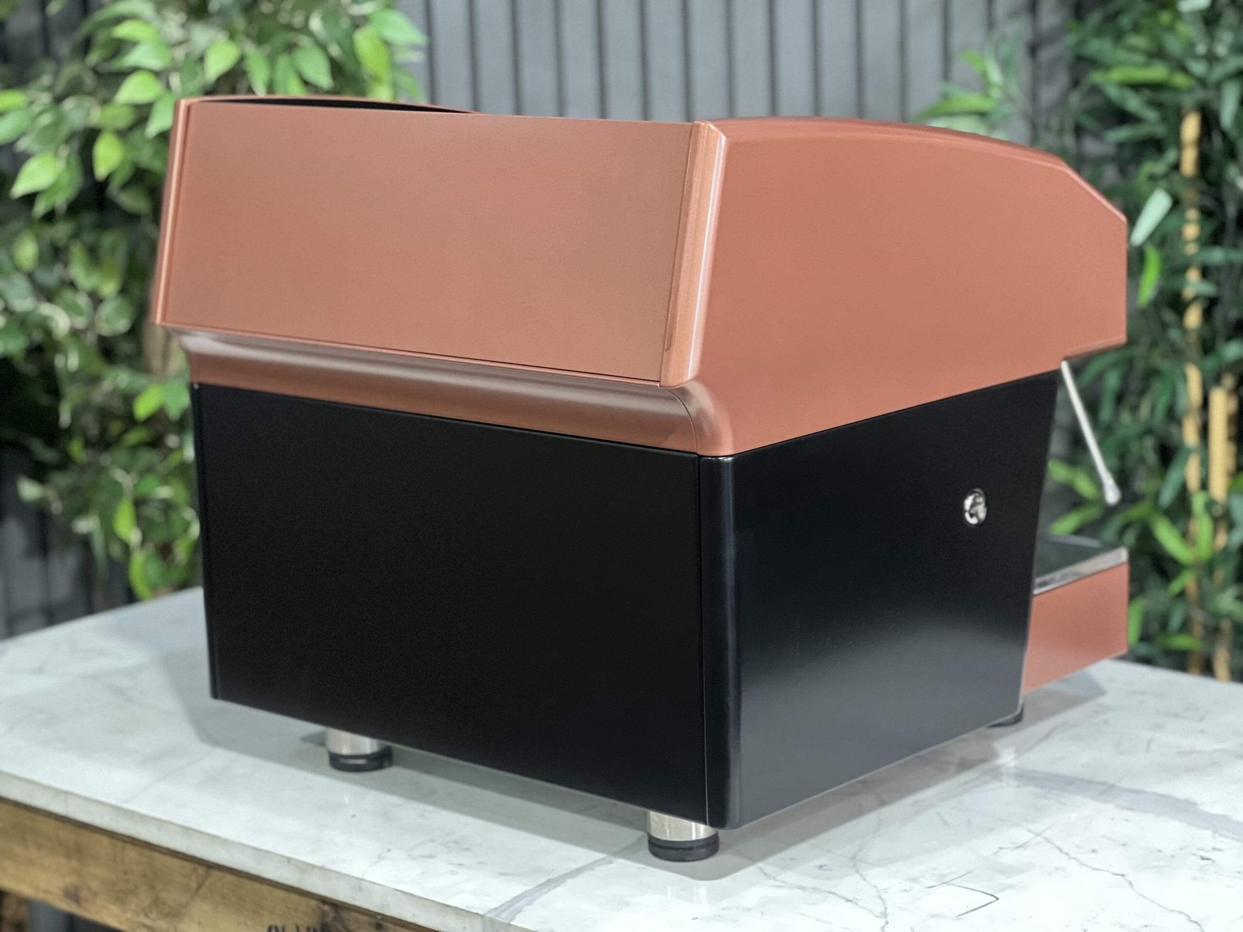 Wega Atlas Compact Black - 2 Group Commercial Espresso Machine - Bronze