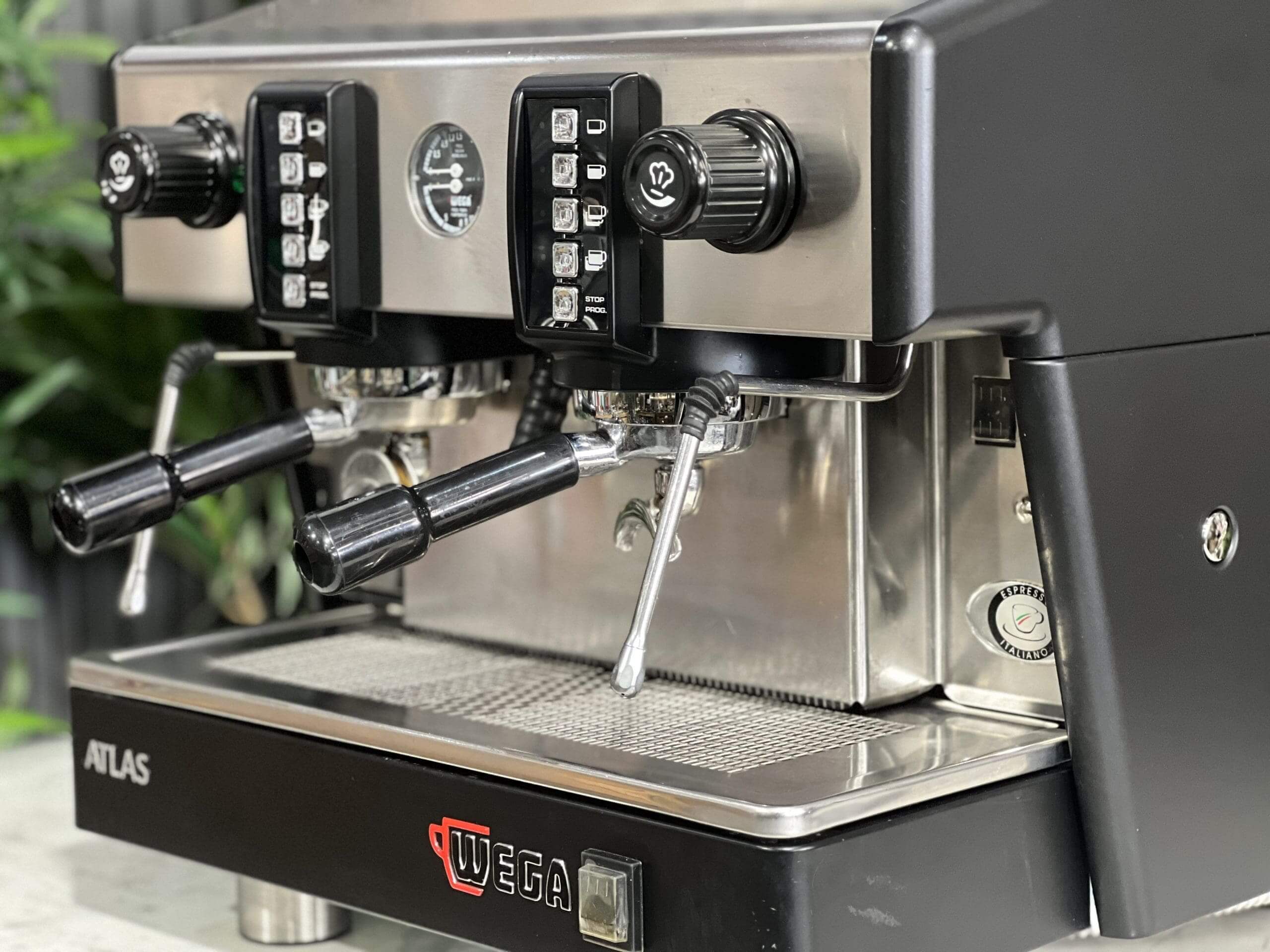 Wega Atlas Compact EVD - 2 Group Commercial Espresso Machine - Black