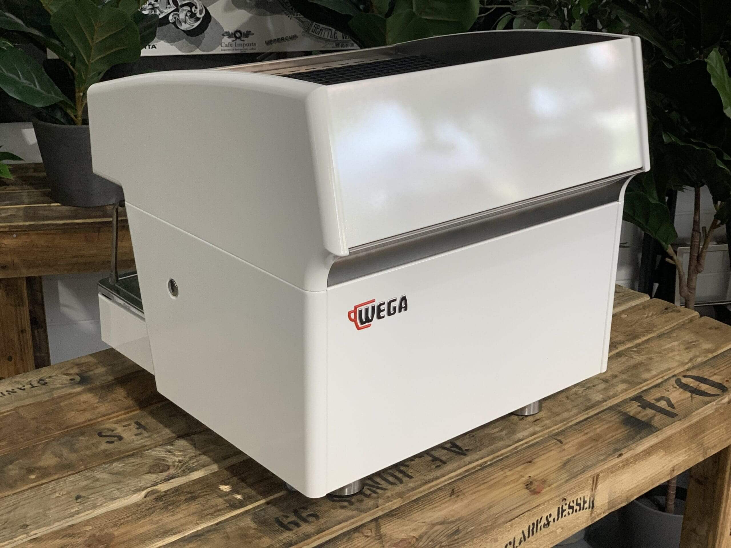 Wega Atlas EVD Compact - 2 Group Commercial Espresso Machine - White