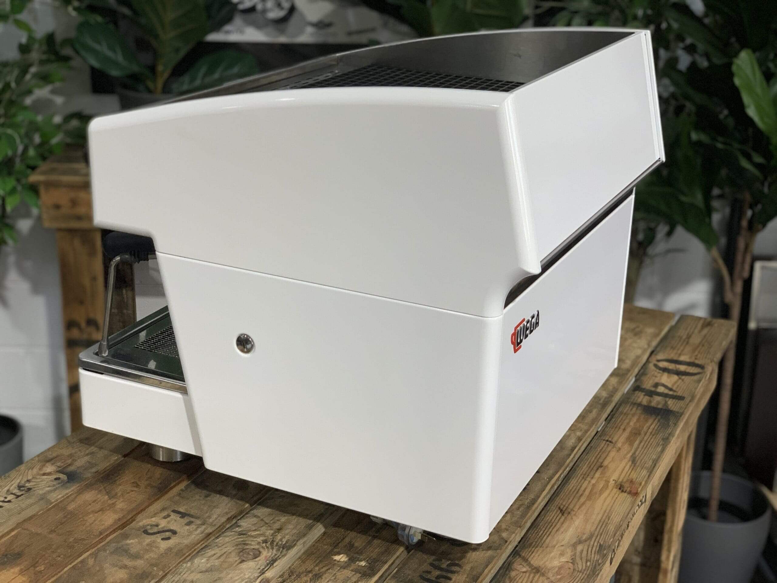 Wega Atlas EVD Compact - 2 Group Commercial Espresso Machine - White