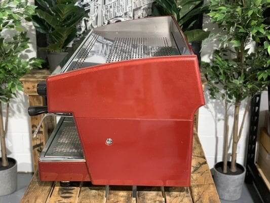 Wega Atlas EVD - 3 Group Commercial Espresso Machine - Red