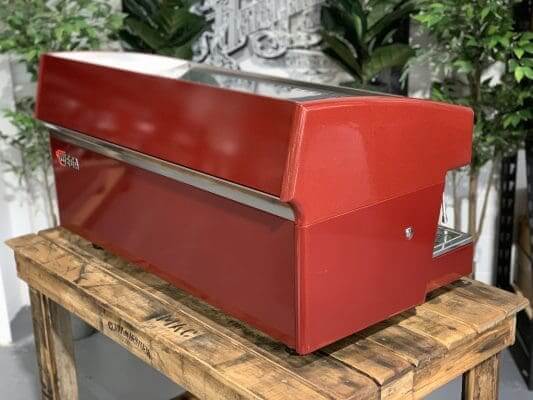 Wega Atlas EVD - 3 Group Commercial Espresso Machine - Red