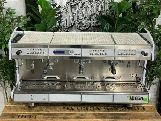 Wega Concept - 3 Group Commercial Espresso Machine - White