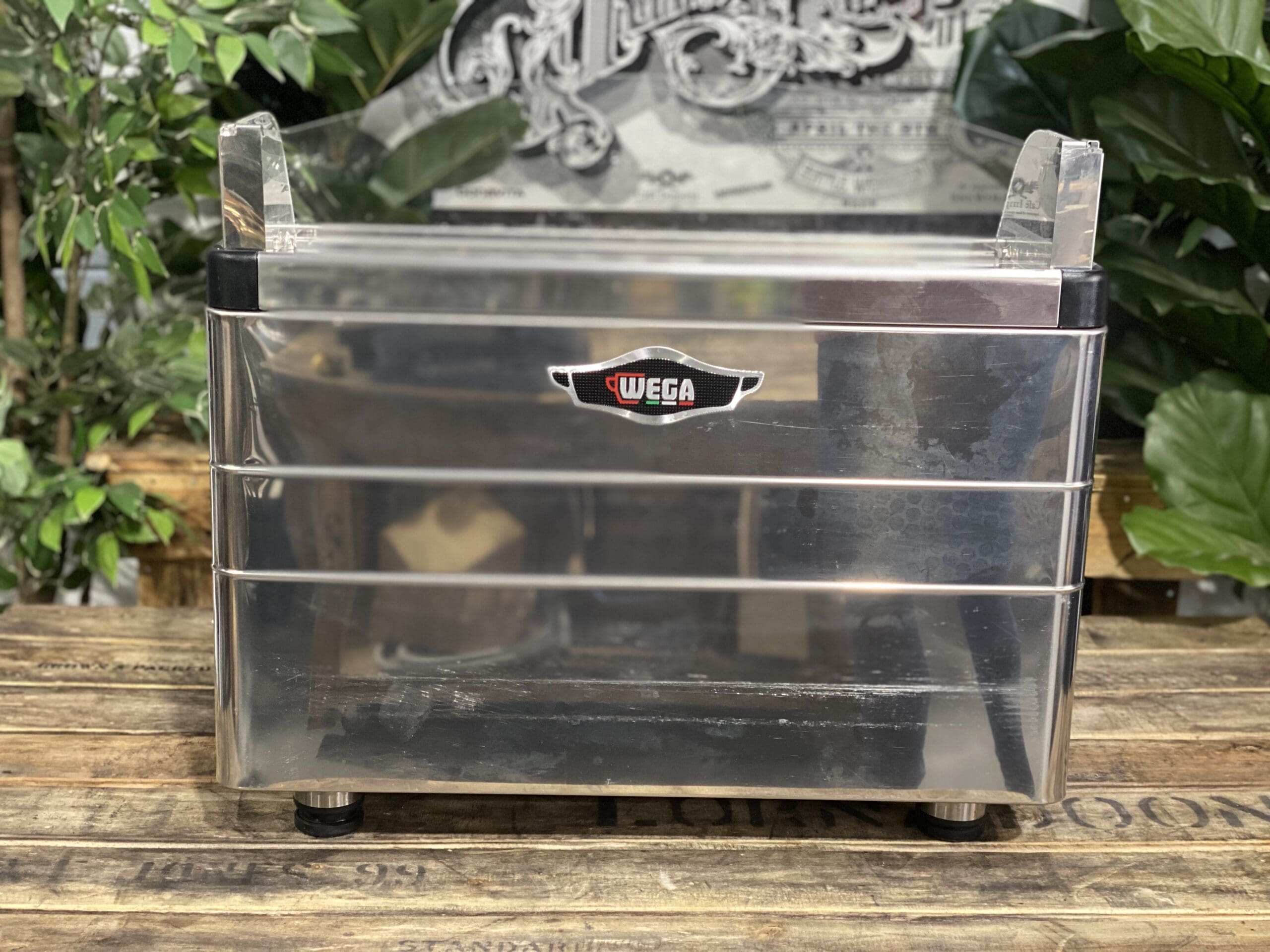 Wega Mini Nova Classic 2 Group Stainless & Timber – New - 16569