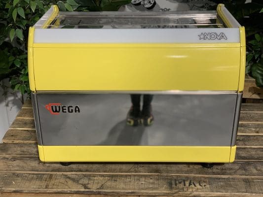 Wega Nova - 2 Group Commercial Espresso Machine - Yellow