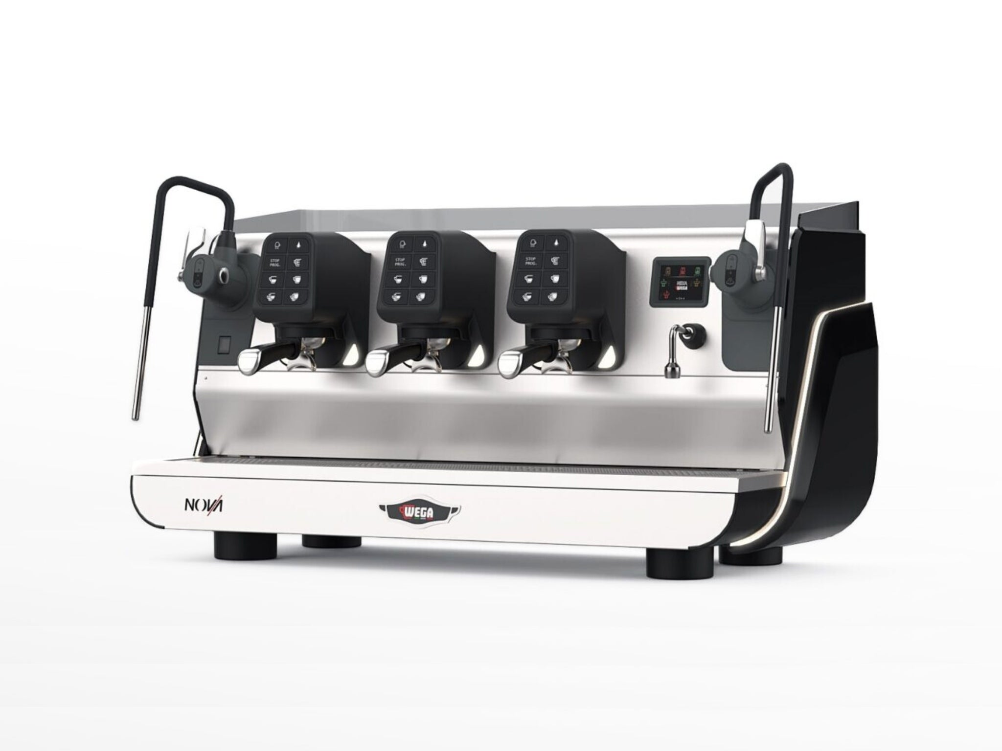 Wega Nova EVD - 3 Group Commercial Espresso Machine - Black