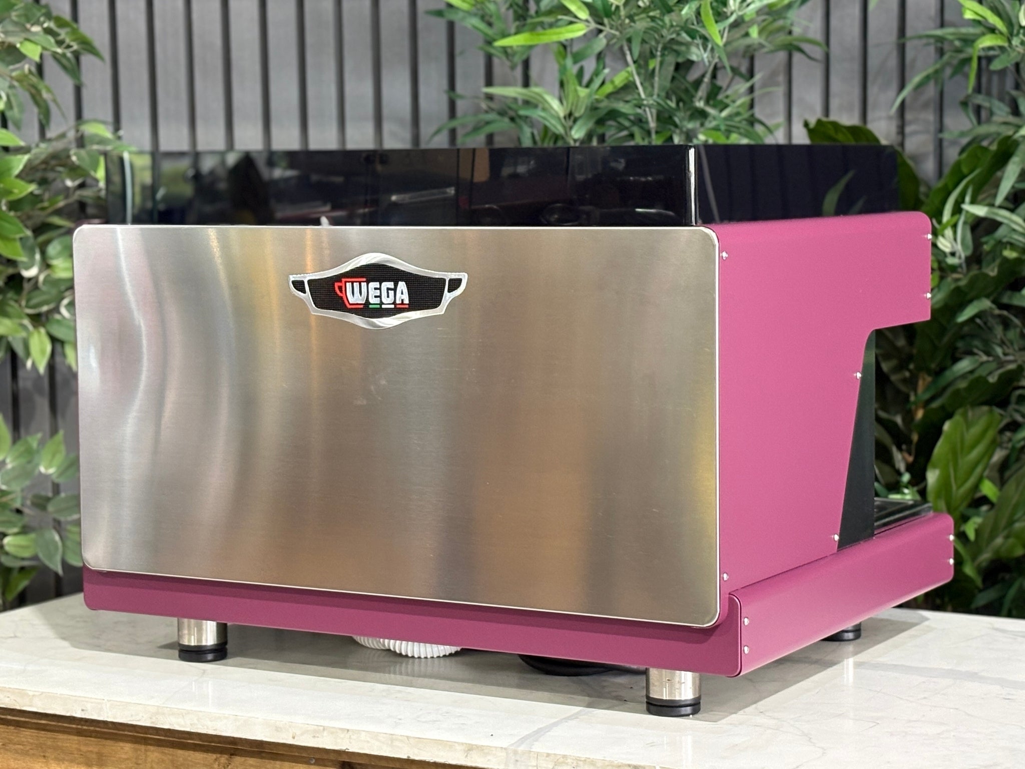 Wega Pegaso EVD Deep - 2 Group Commercial Espresso Machine - Pink