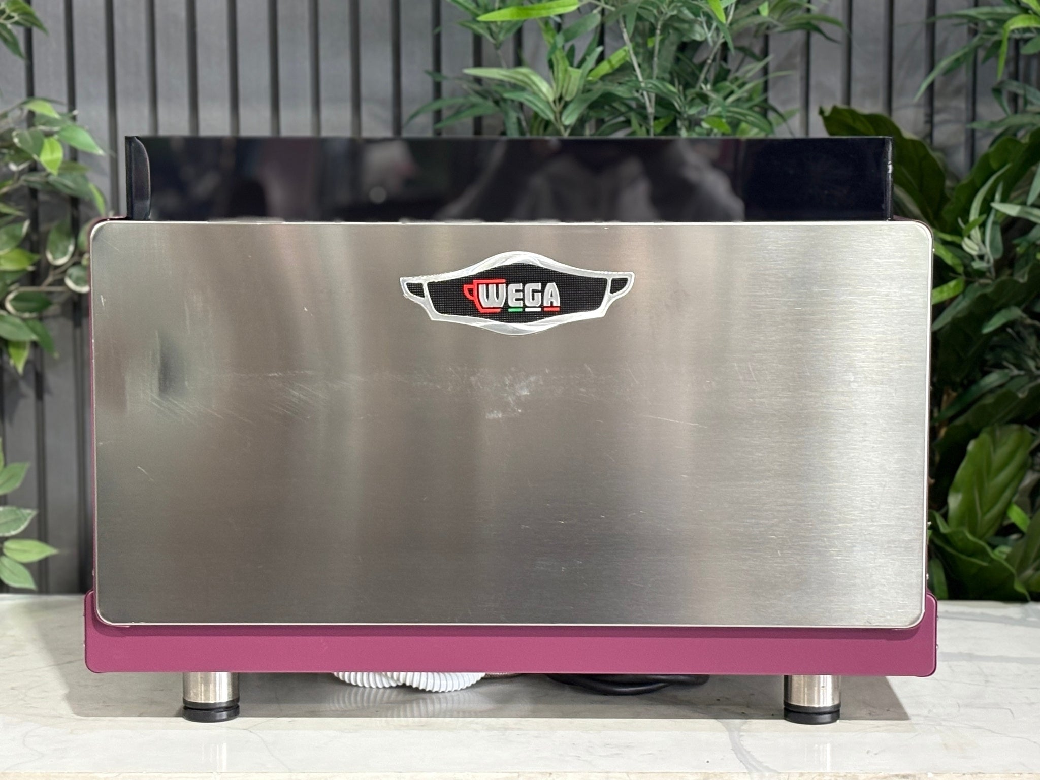 Wega Pegaso EVD Deep - 2 Group Commercial Espresso Machine - Pink