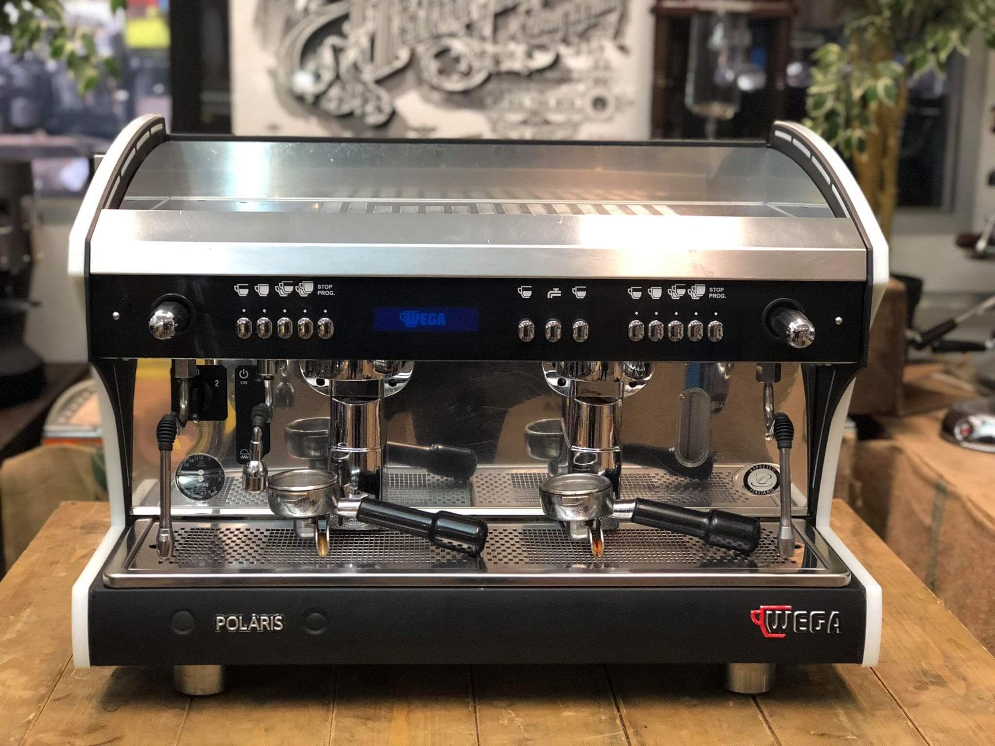 Wega Polaris Tron - 2 Group Commercial Espresso Machine - Black