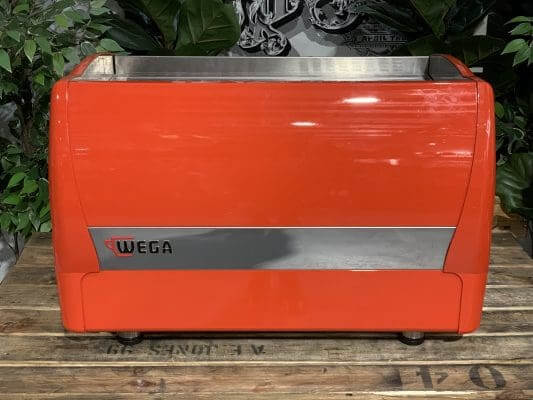 Wega Polaris Burnt - 2 Group Commercial Espresso Machine - Orange