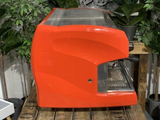 Wega Polaris Burnt - 2 Group Commercial Espresso Machine - Orange