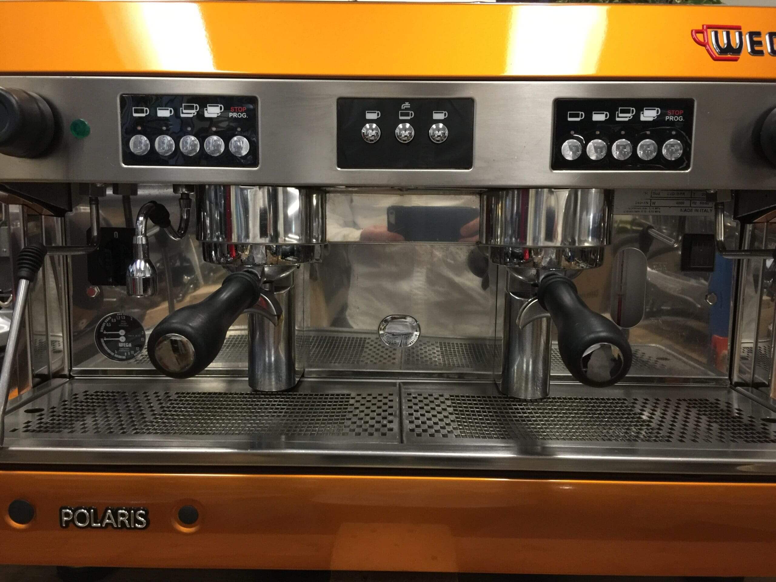 Wega Polaris Low Cup Custom - 2 Group Commercial Espresso Machine - Bronze
