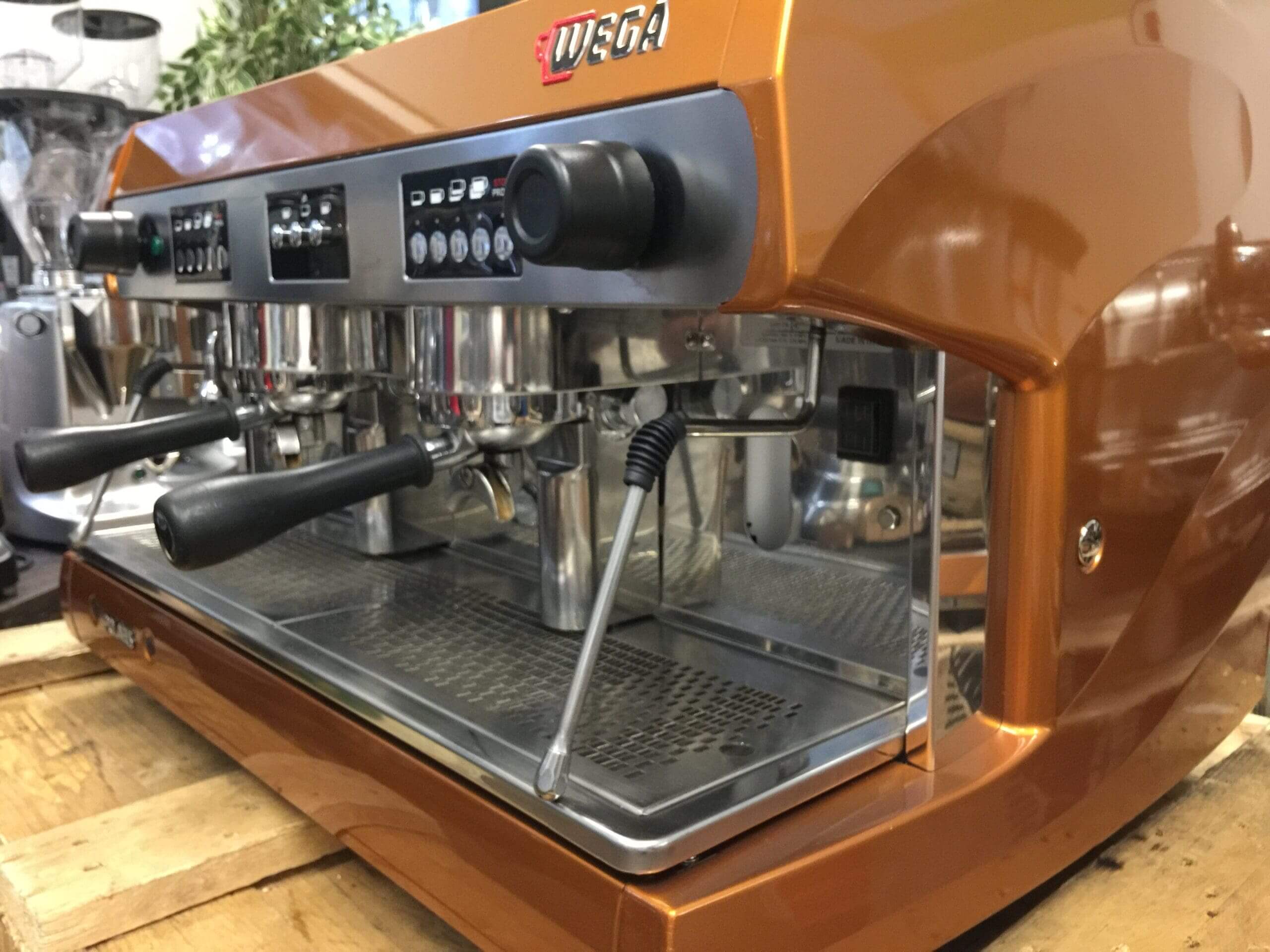 Wega Polaris Low Cup Custom - 2 Group Commercial Espresso Machine - Bronze