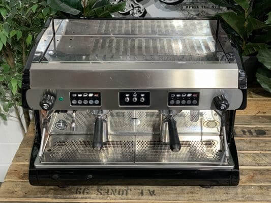 Wega Polaris Gloss High Cup - 2 Group Commercial Espresso Machine - Black
