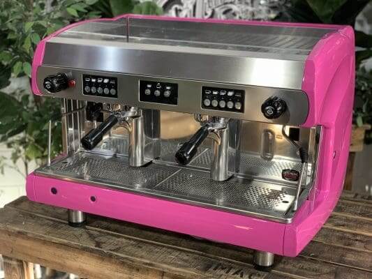 Wega Polaris Hot - 2 Group Commercial Espresso Machine - Pink