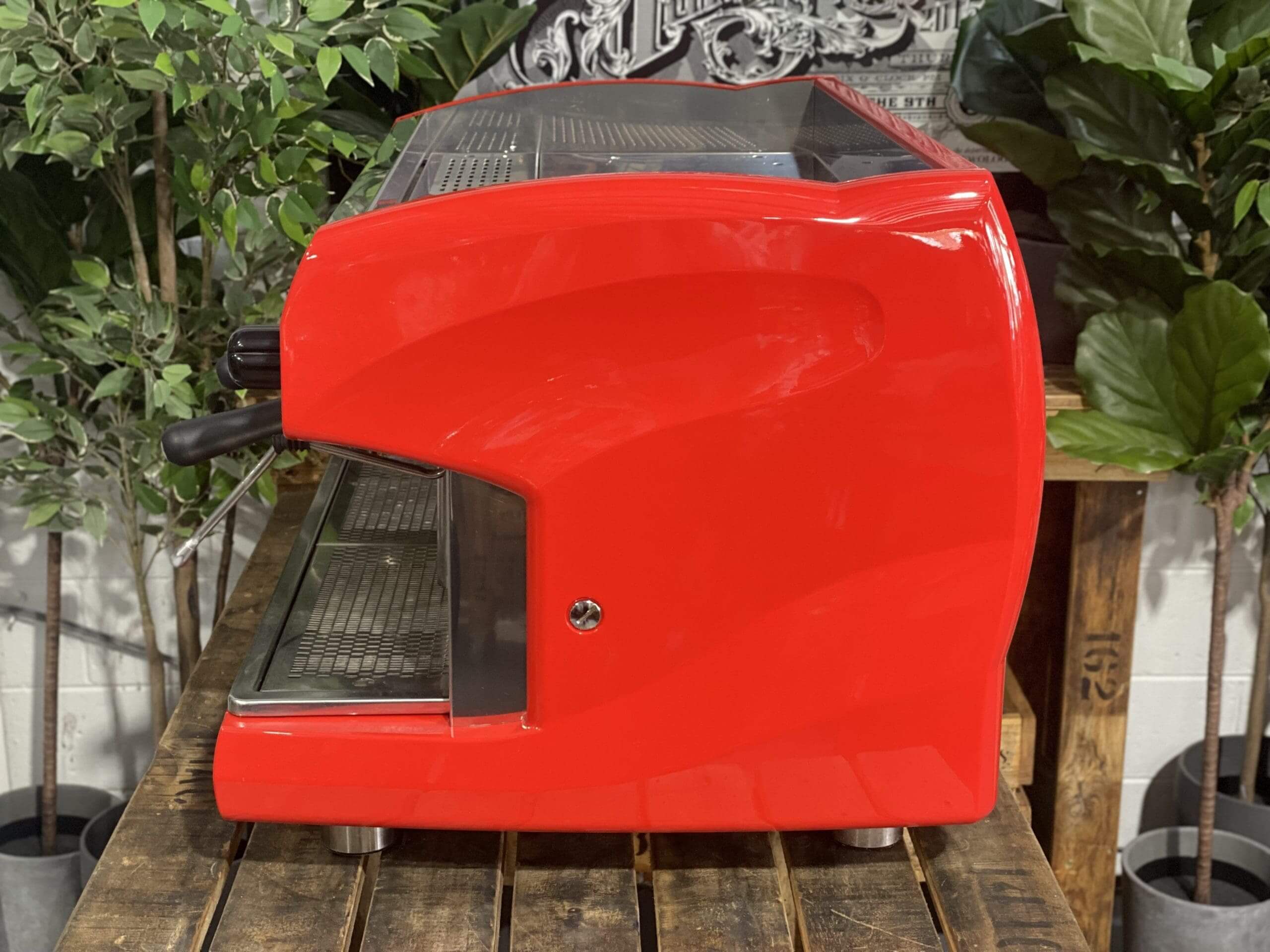 Wega Polaris High Cup - 2 Group Commercial Espresso Machine - Red