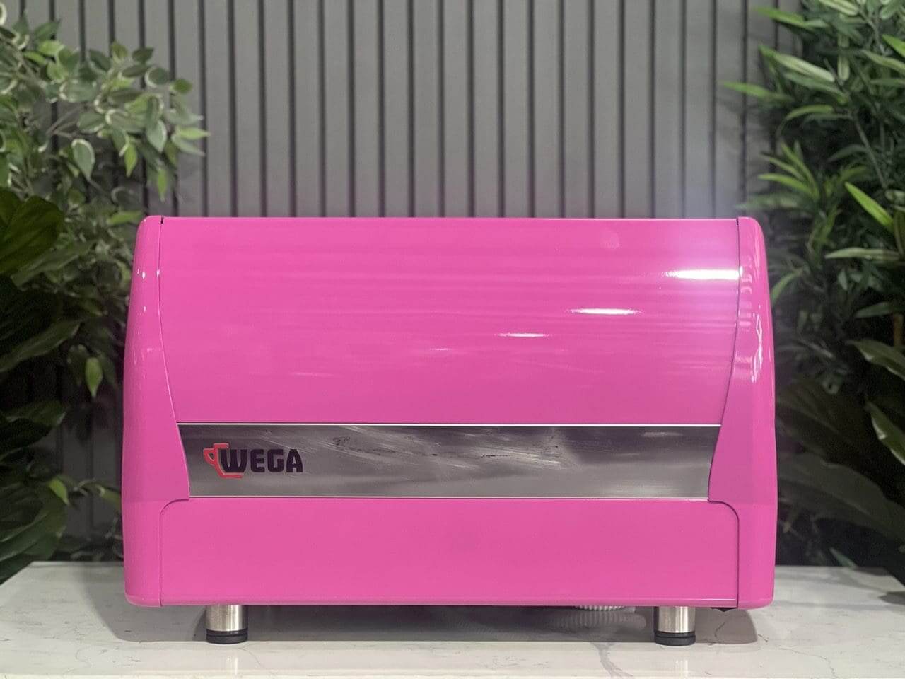 Wega Polaris Low Cup Hot - 2 Group Commercial Espresso Machine - Pink