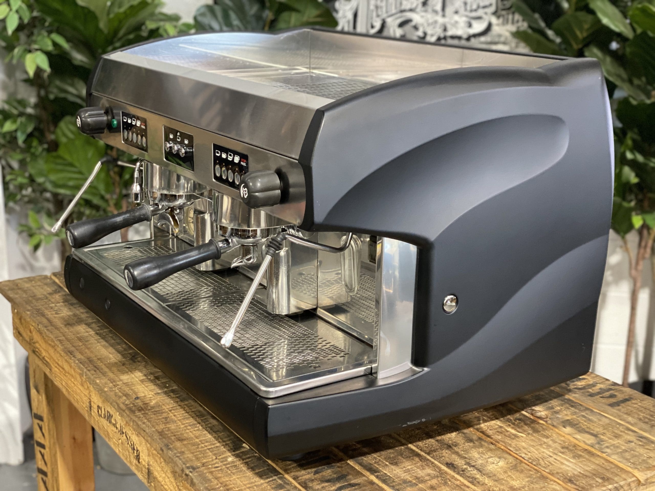 Wega Polaris 2 Group Matte Black Espresso Coffee Machine - 34841