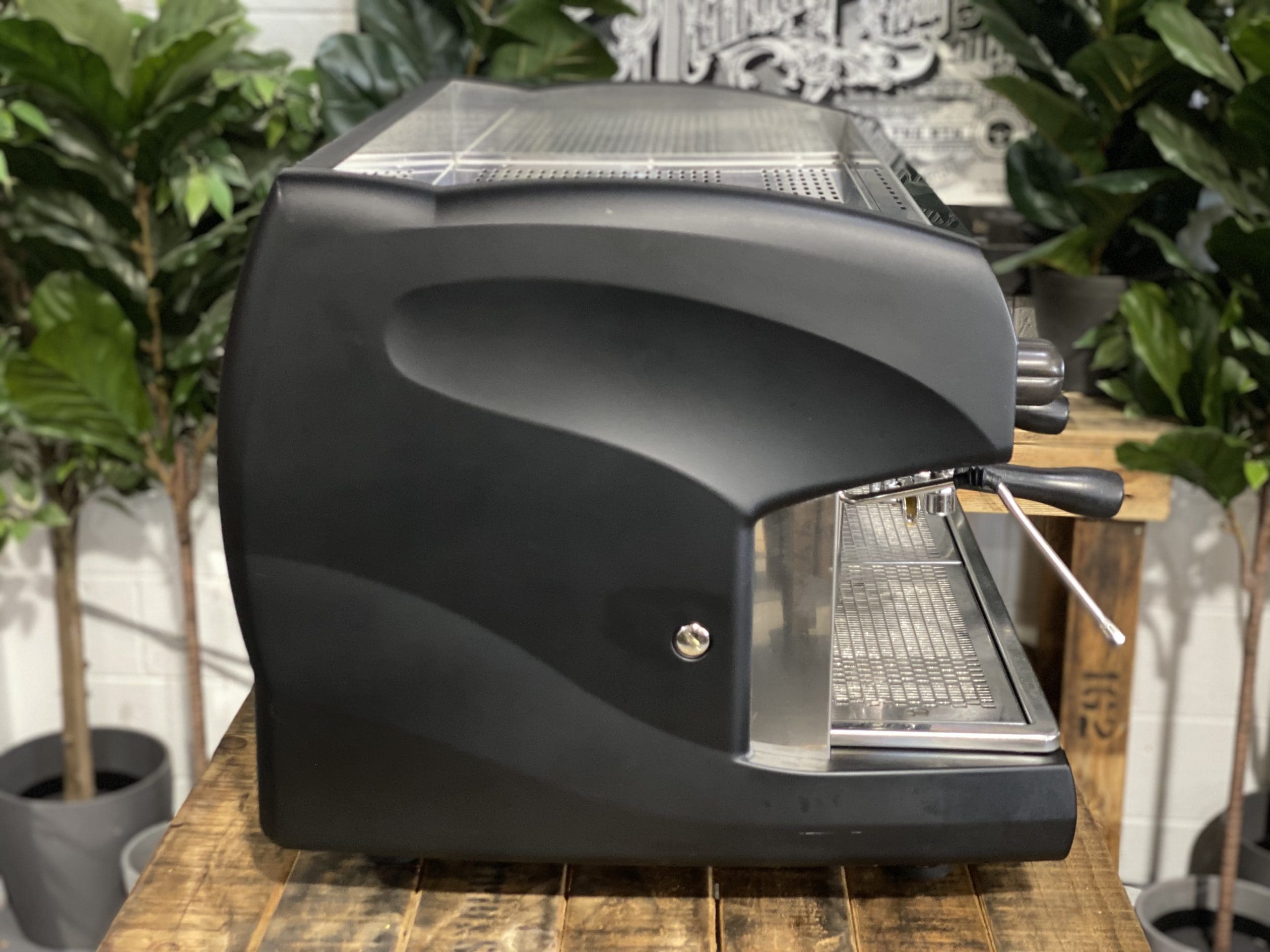 Wega Polaris 2 Group Matte Black Espresso Coffee Machine - 34841