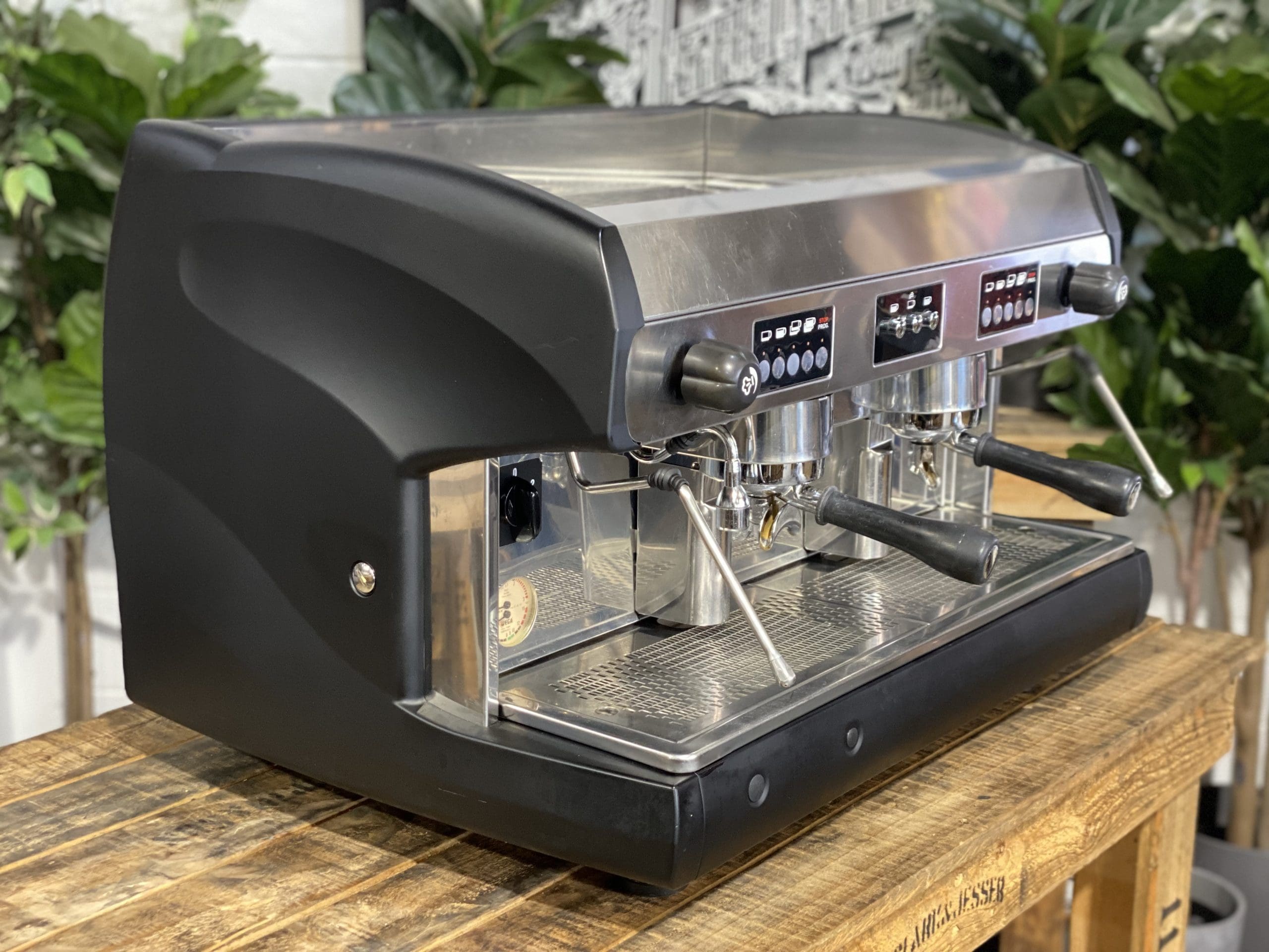 Wega Polaris 2 Group Matte Black Espresso Coffee Machine - 34841