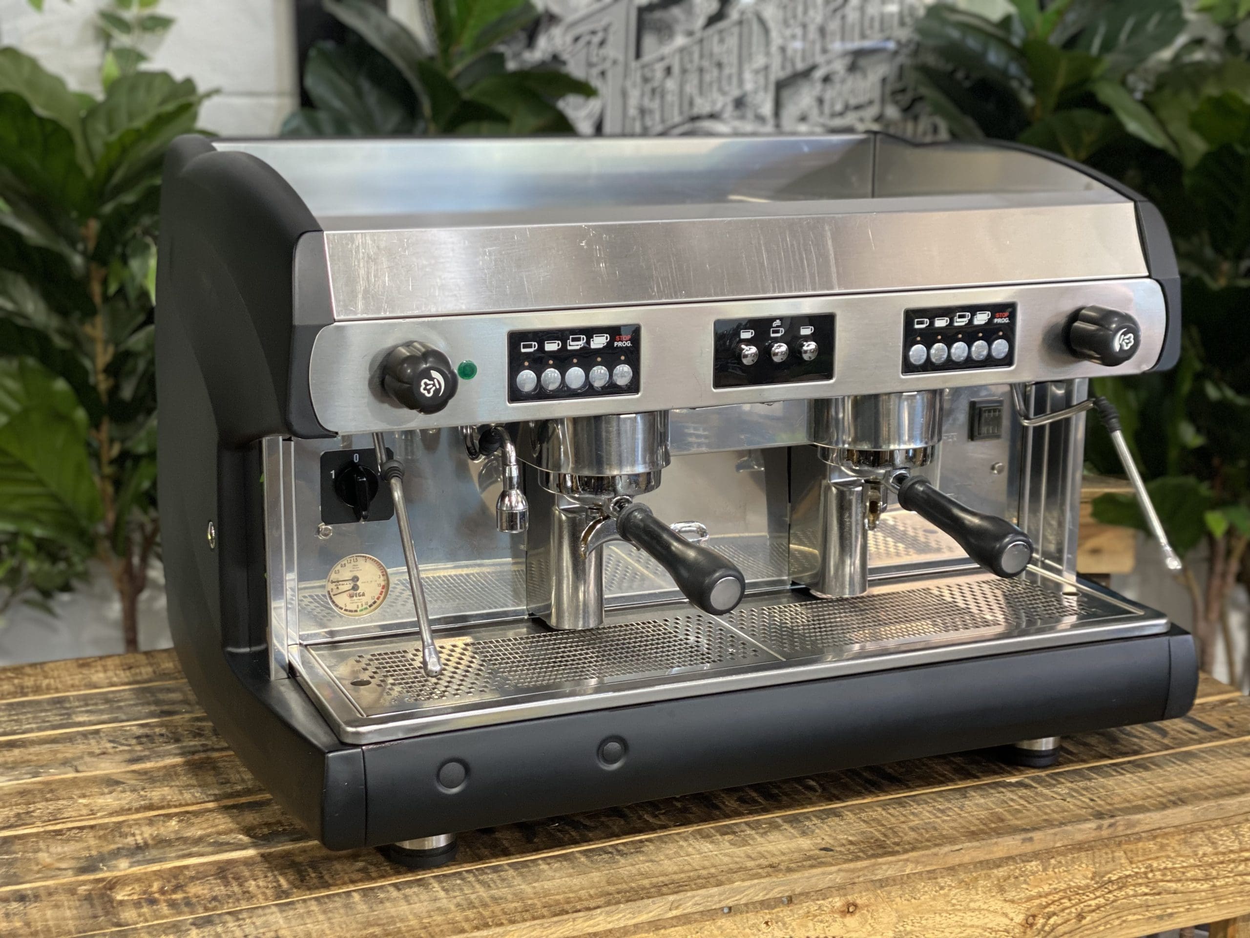 Wega Polaris 2 Group Matte Black Espresso Coffee Machine - 34841