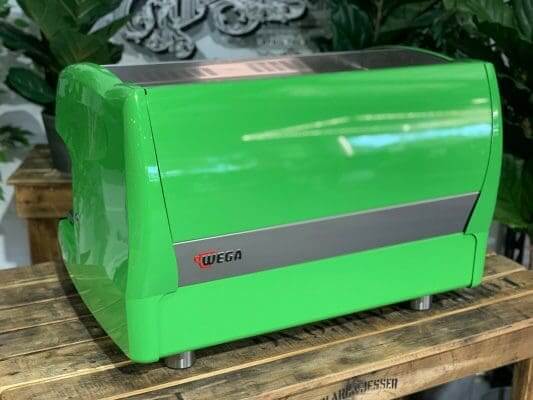 Wega Polaris Pale - 2 Group Commercial Espresso Machine - Green