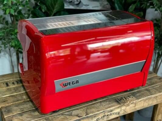 Wega Polaris - 2 Group Commercial Espresso Machine - Red