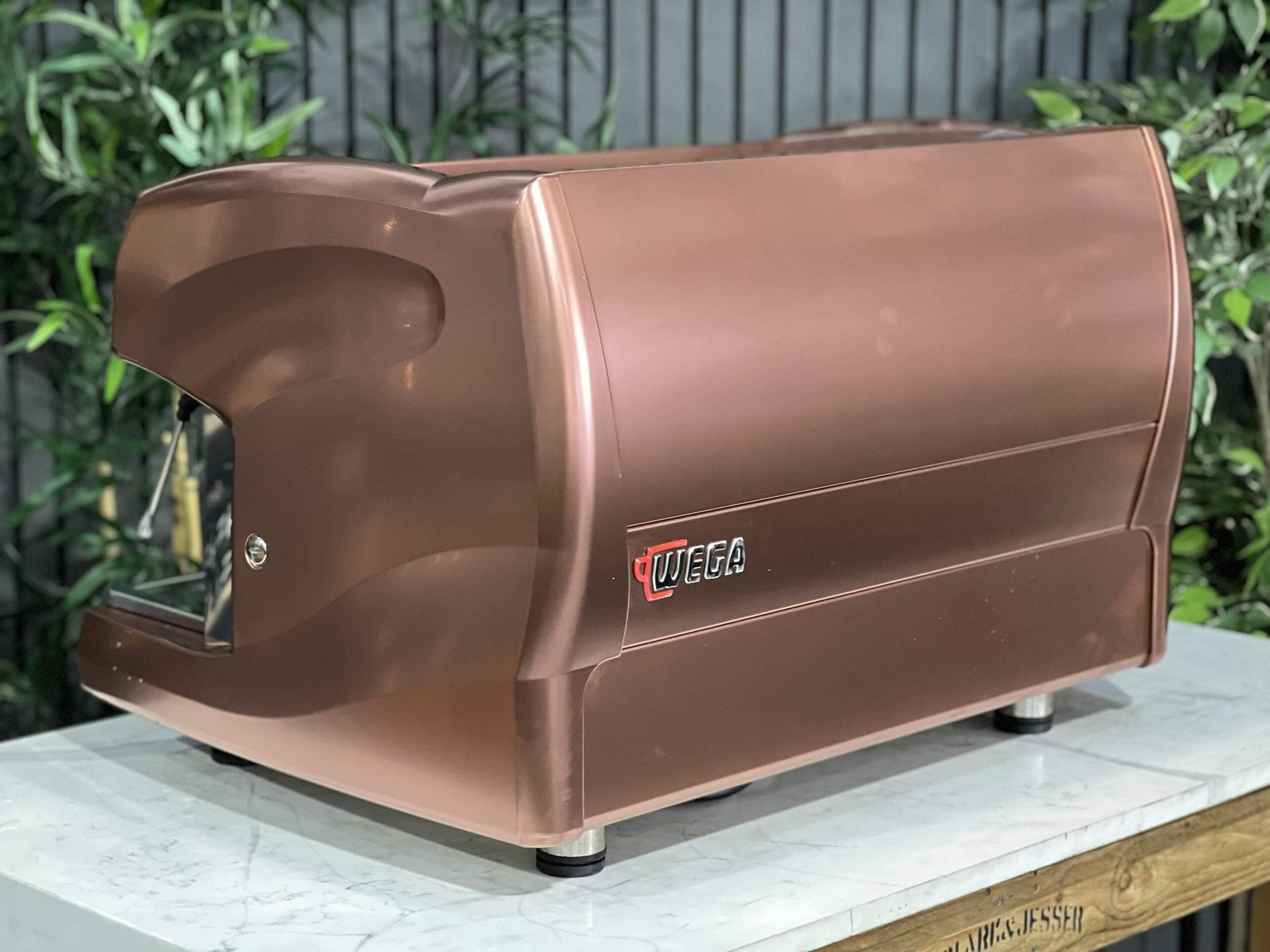 Wega Polaris High Cup Rose Gold - 2 Group Commercial Espresso Machine - Copper