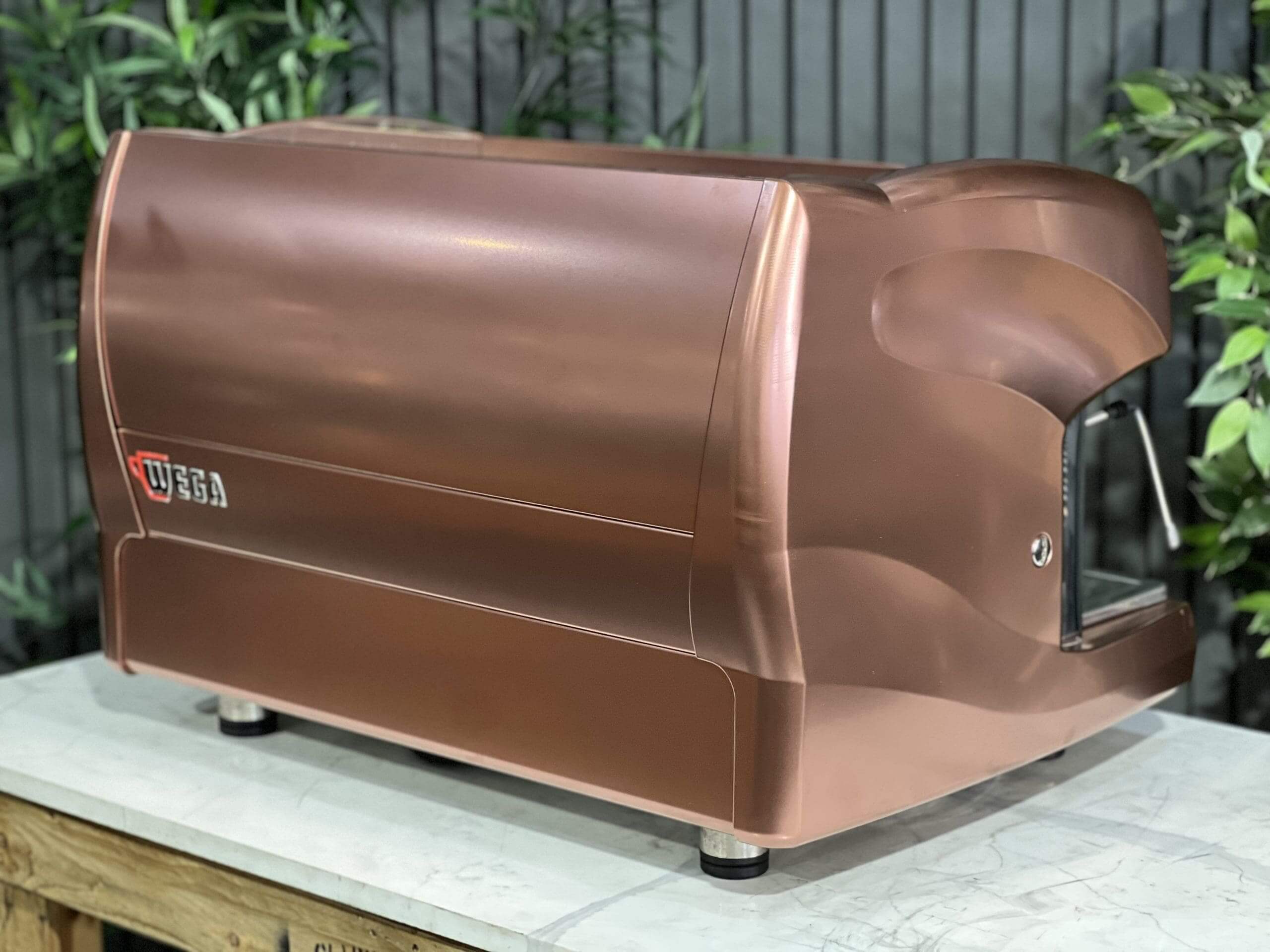 Wega Polaris High Cup Rose Gold - 2 Group Commercial Espresso Machine - Copper