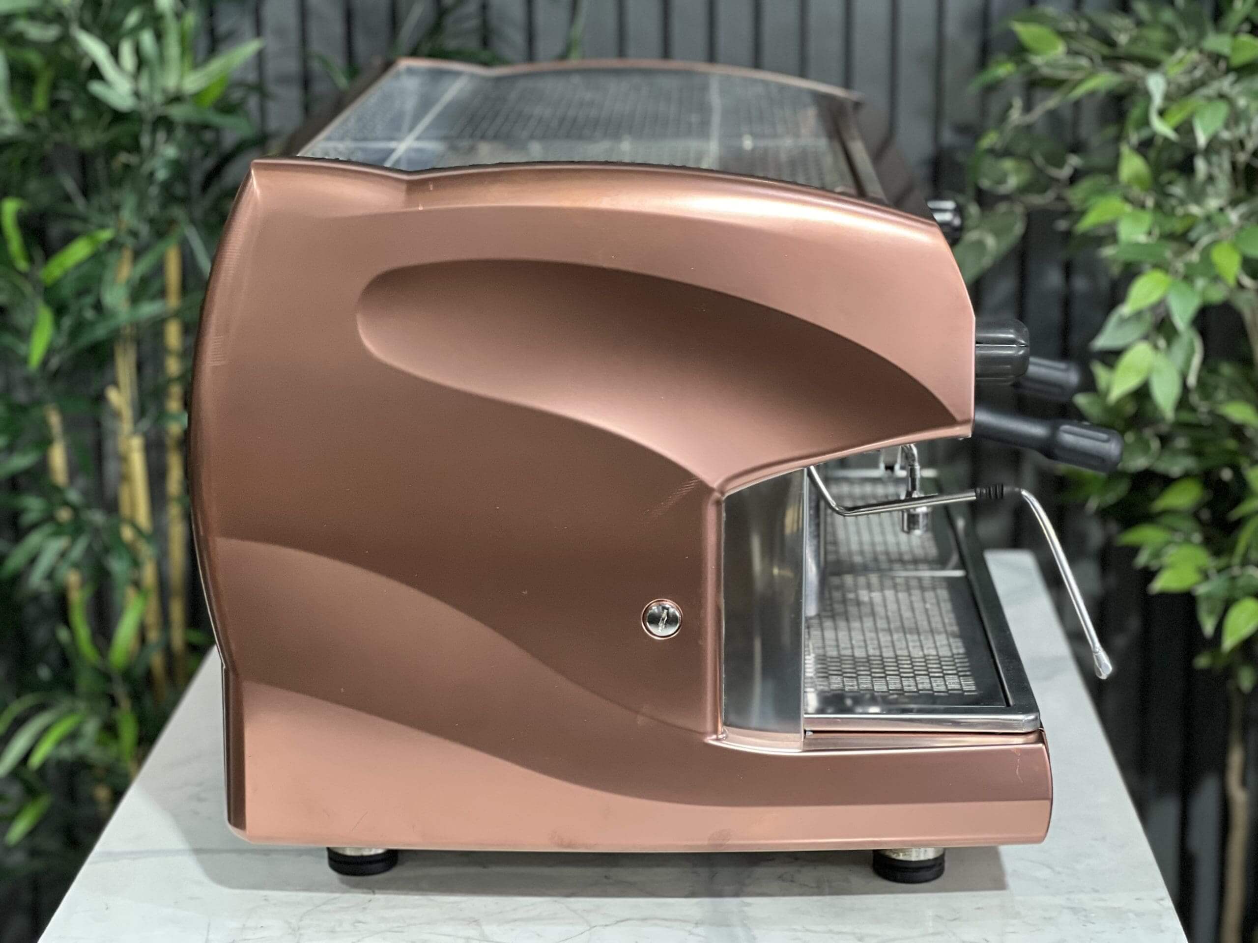 Wega Polaris High Cup Rose Gold - 2 Group Commercial Espresso Machine - Copper