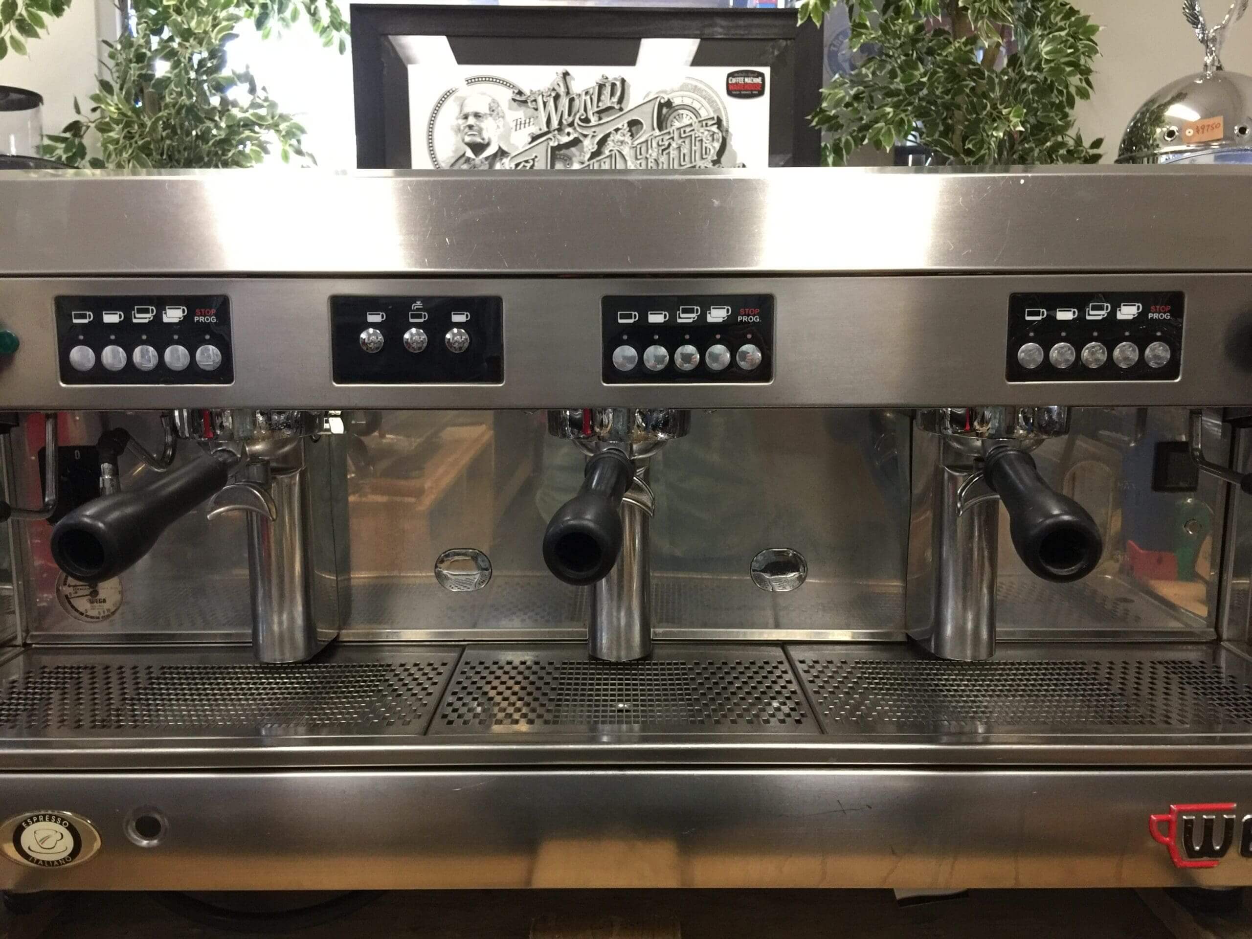 Wega Polaris - 3 Group Commercial Espresso Machine - Chrome