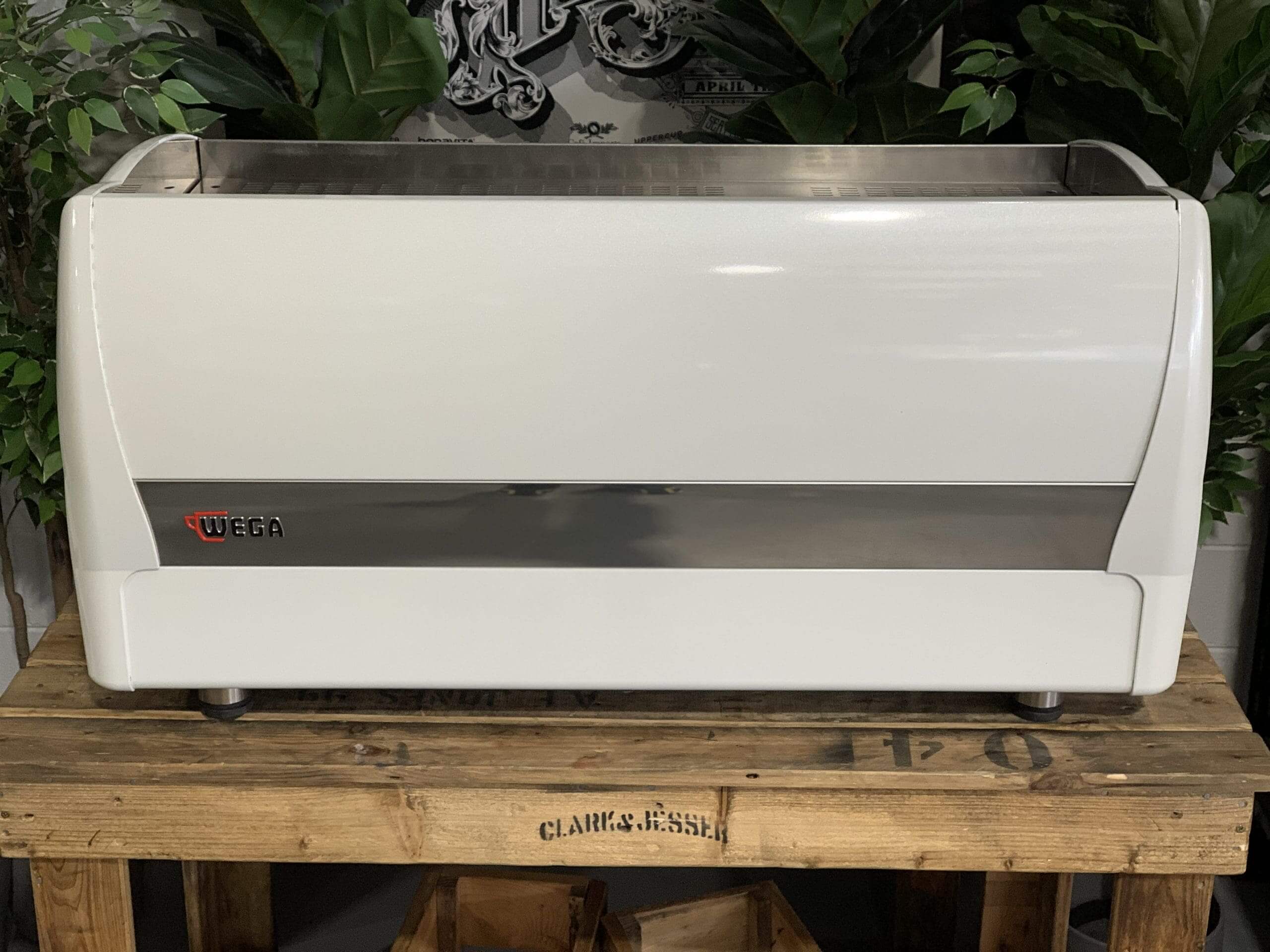 Wega Polaris High Cup - 3 Group Commercial Espresso Machine - White