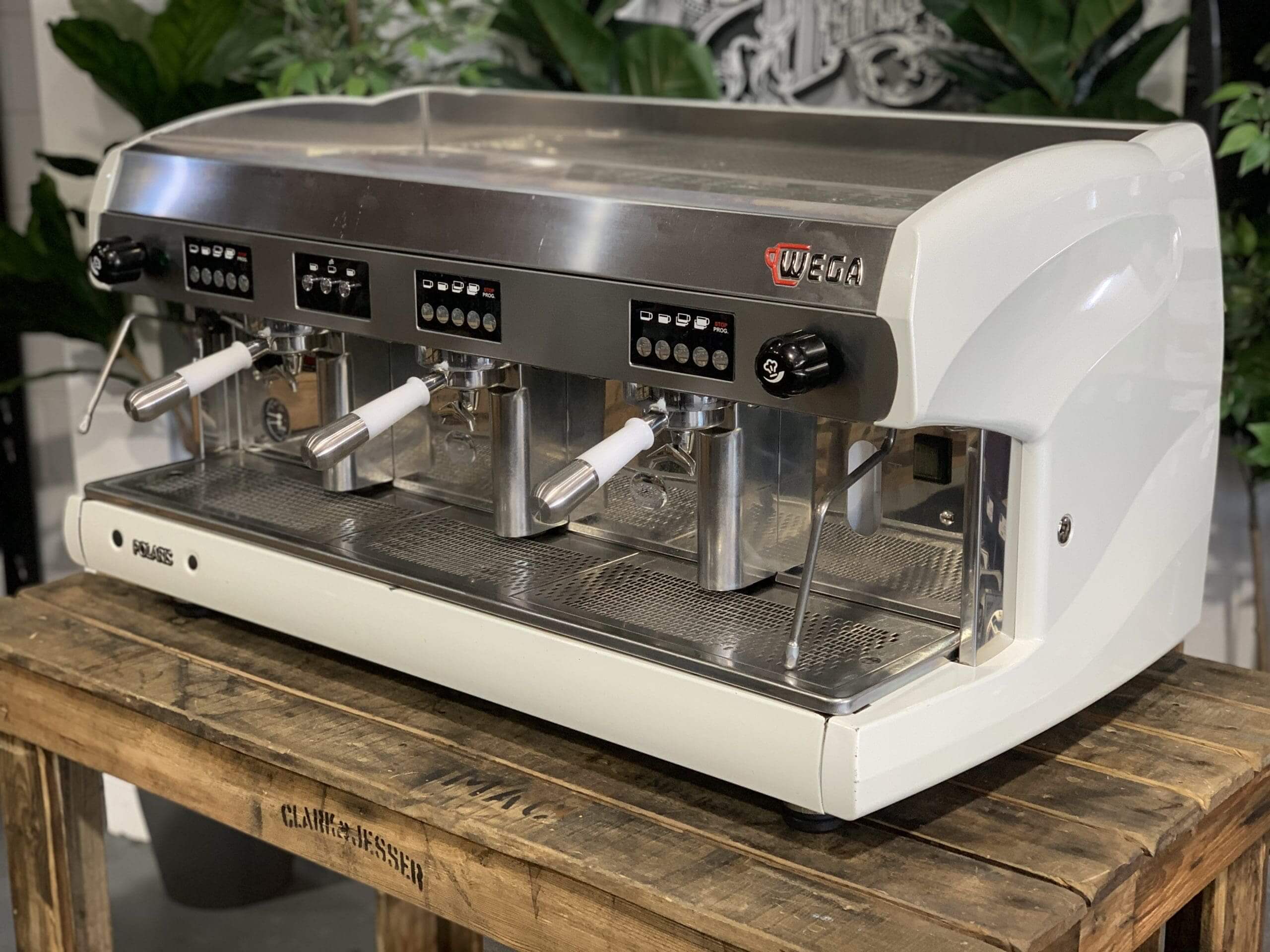 Wega Polaris - 3 Group Commercial Espresso Machine - White