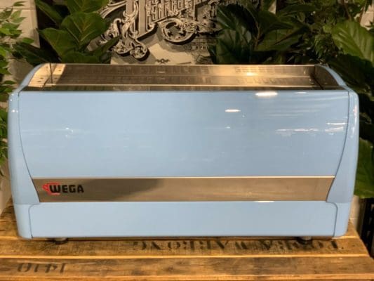 Wega Polaris Baby - 3 Group Commercial Espresso Machine - Blue