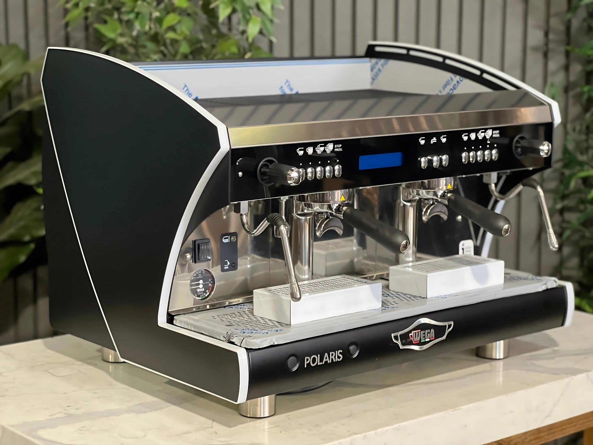 Wega Polaris Tron - 2 Group Commercial Espresso Machine - Black