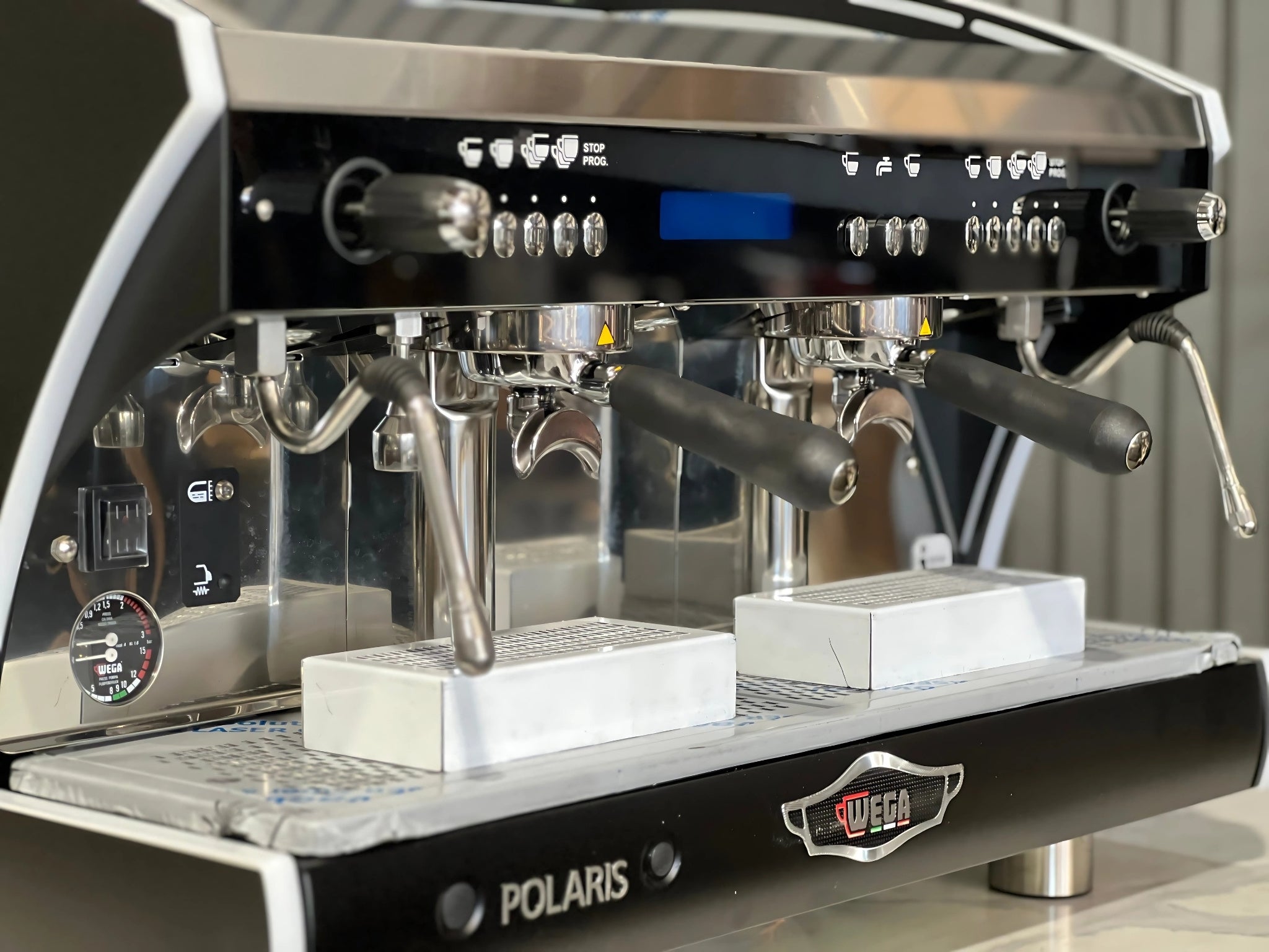 Wega Polaris Tron - 2 Group Commercial Espresso Machine - Black