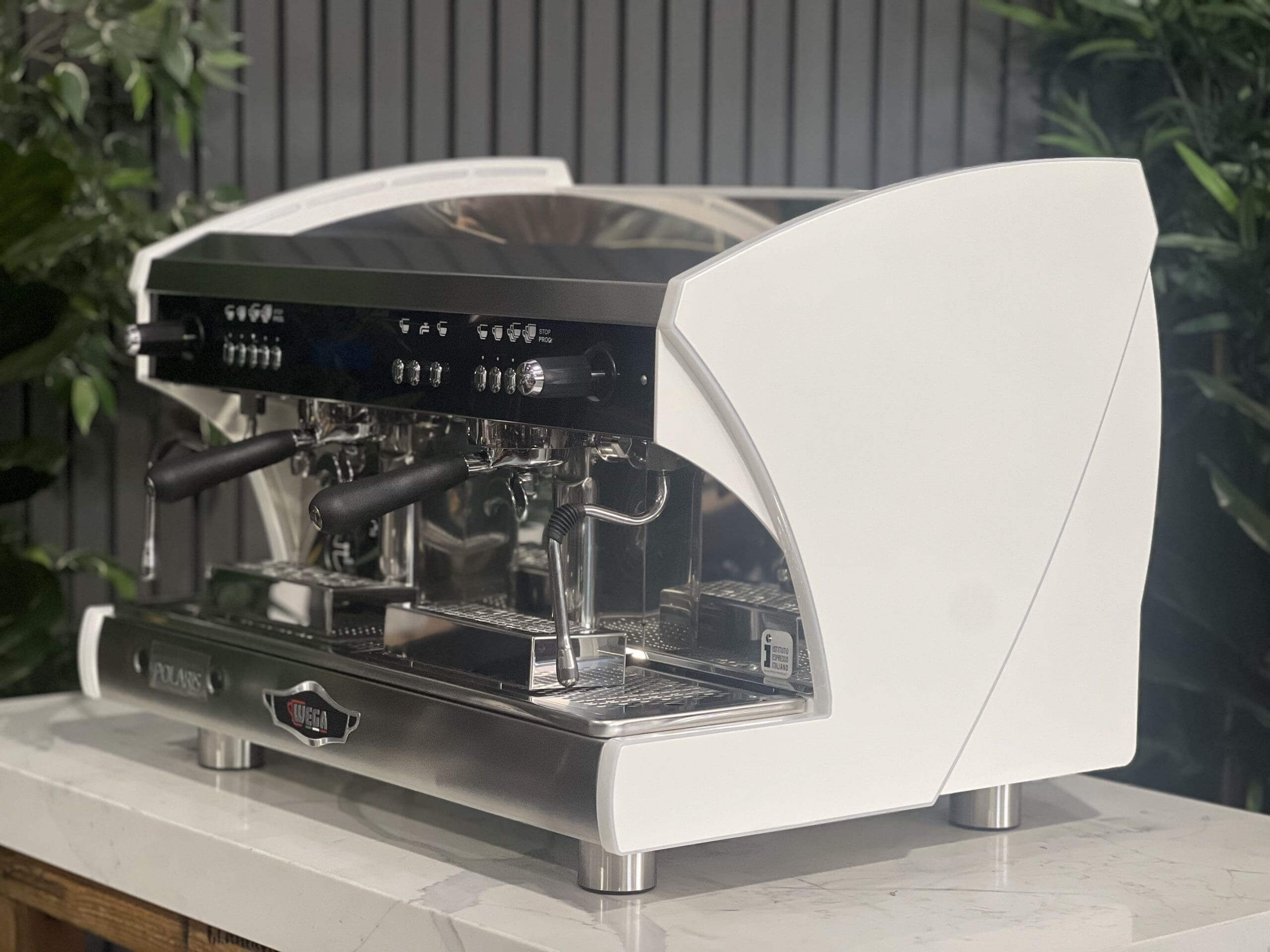 Wega Polaris Tron - 2 Group Commercial Espresso Machine - White