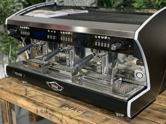 Wega Polaris Tron 3 Group Black Espresso Coffee Machine - 1134