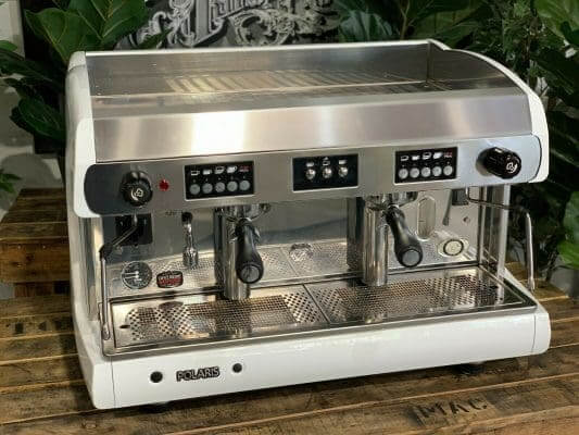 Wega Polaris - 2 Group Commercial Espresso Machine - White