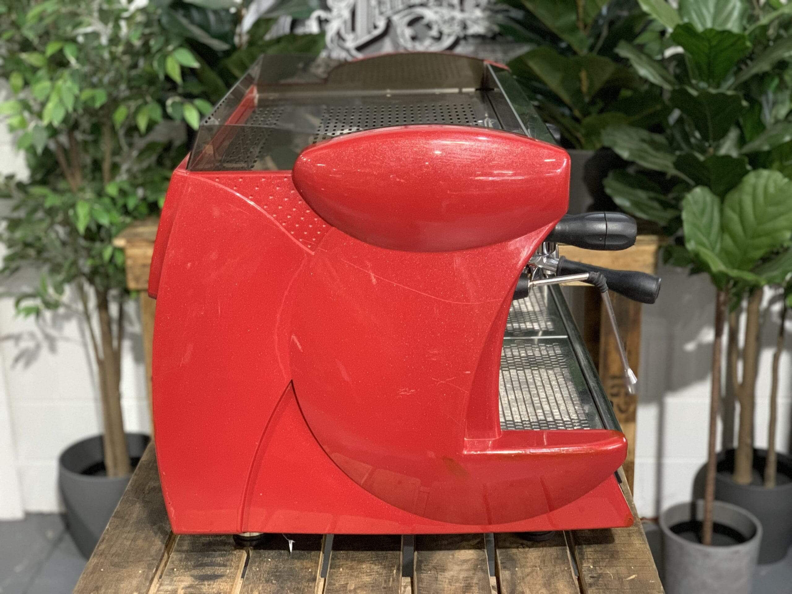Wega Vela - 2 Group Commercial Espresso Machine - Red
