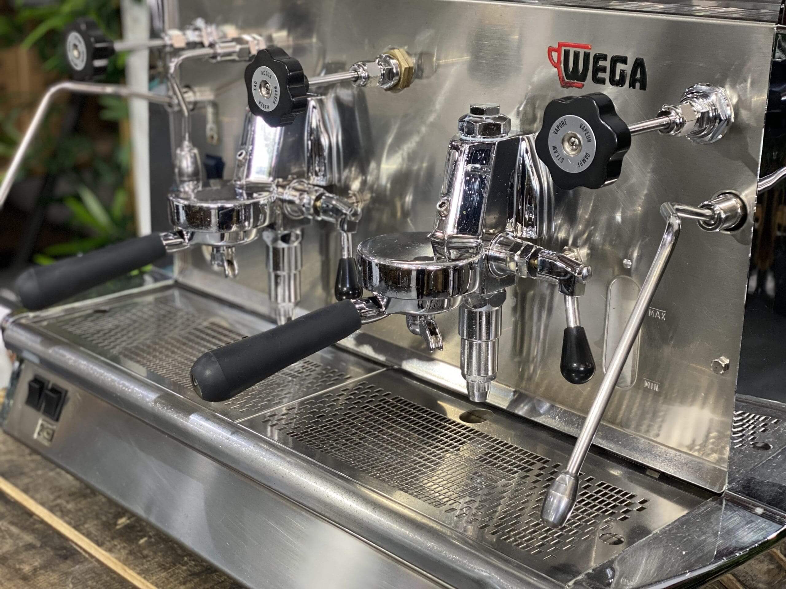 Wega Vela Vintage - 2 Group Commercial Espresso Machine - Chrome