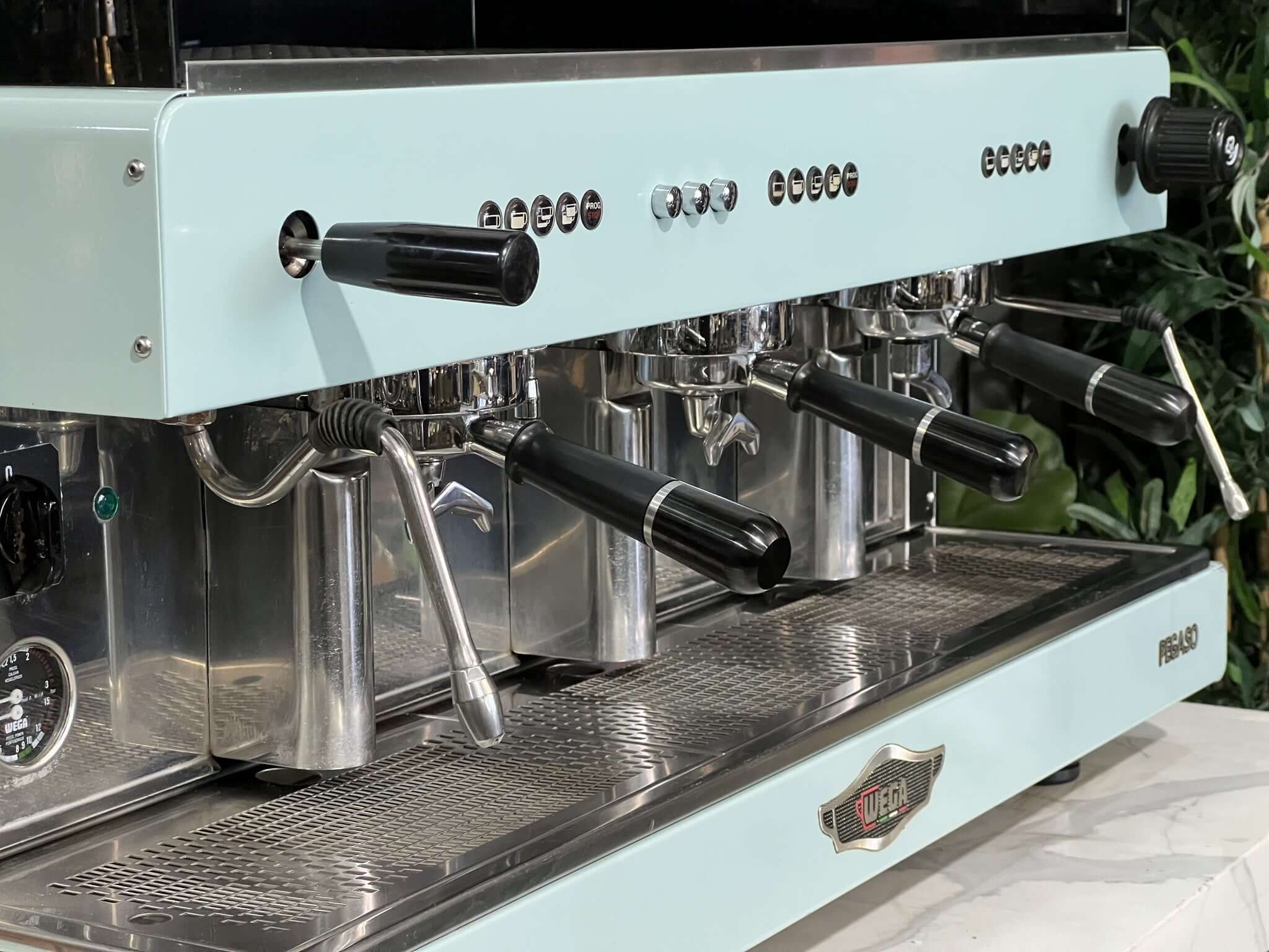 Wega Pegaso - 3 Group Commercial Espresso Machine - Aqua