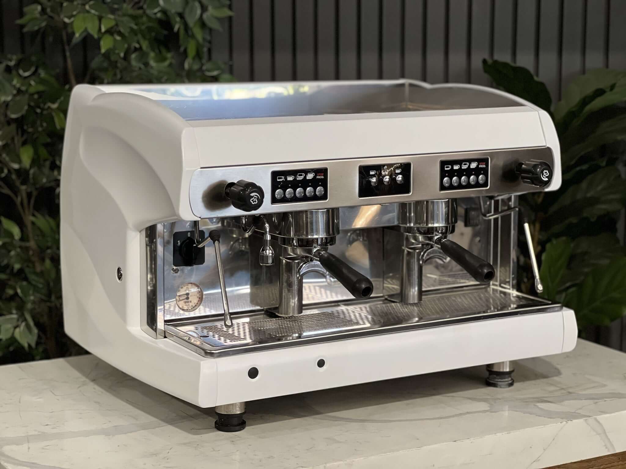 Wega Polaris Low Cup - 2 Group Commercial Espresso Machine - White