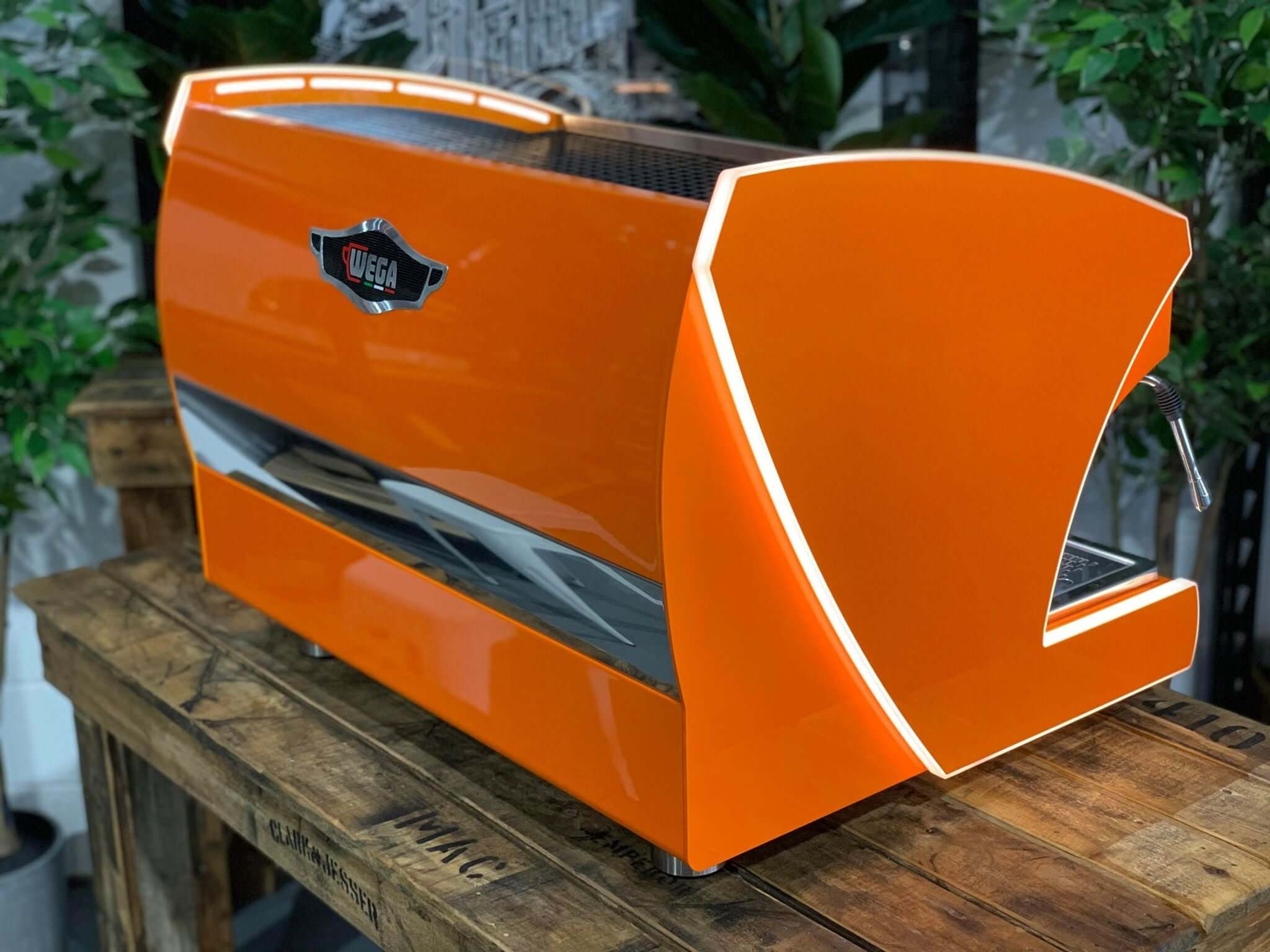 Wega Polaris Tron - 2 Group Commercial Espresso Machine - Orange
